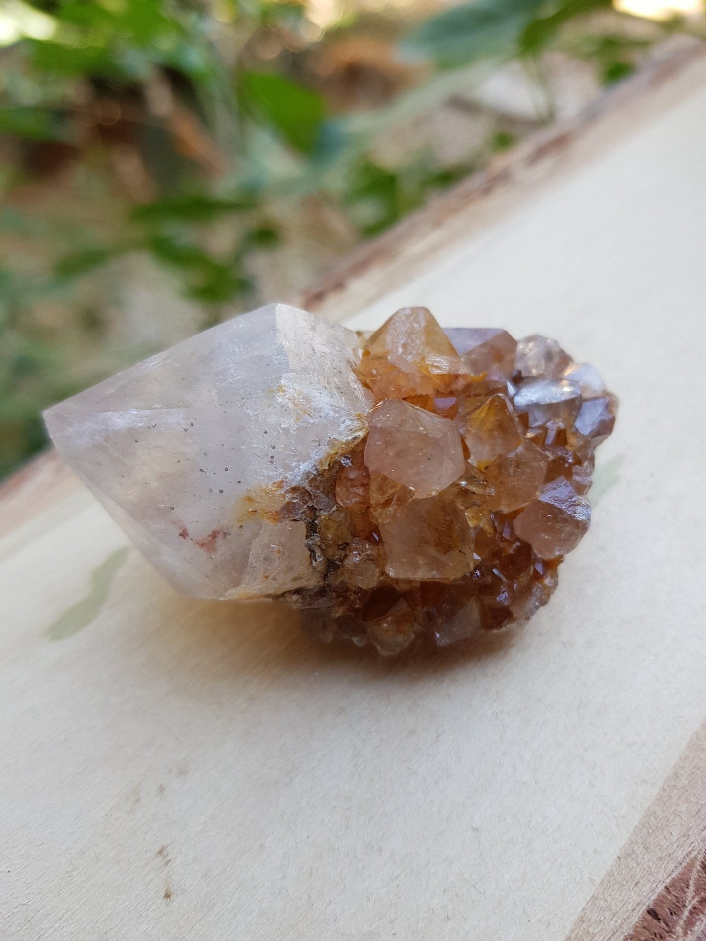 A++ Natural Quartz And Citrine Cluster Top Grade Mineral Specimen - LunarGem -