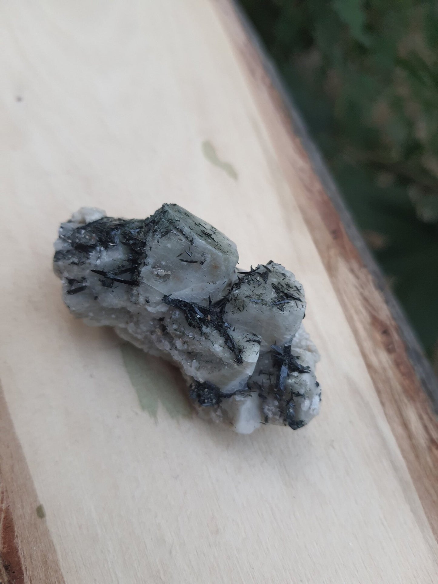 Aegirine with Orthoclase Specimen, Raw Crystal Blade, Malawi - LunarGem -