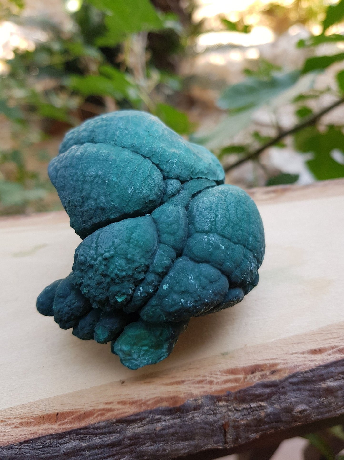 Botryoidal Malachite Specimen: 368g Raw Congo Mineral - LunarGem -