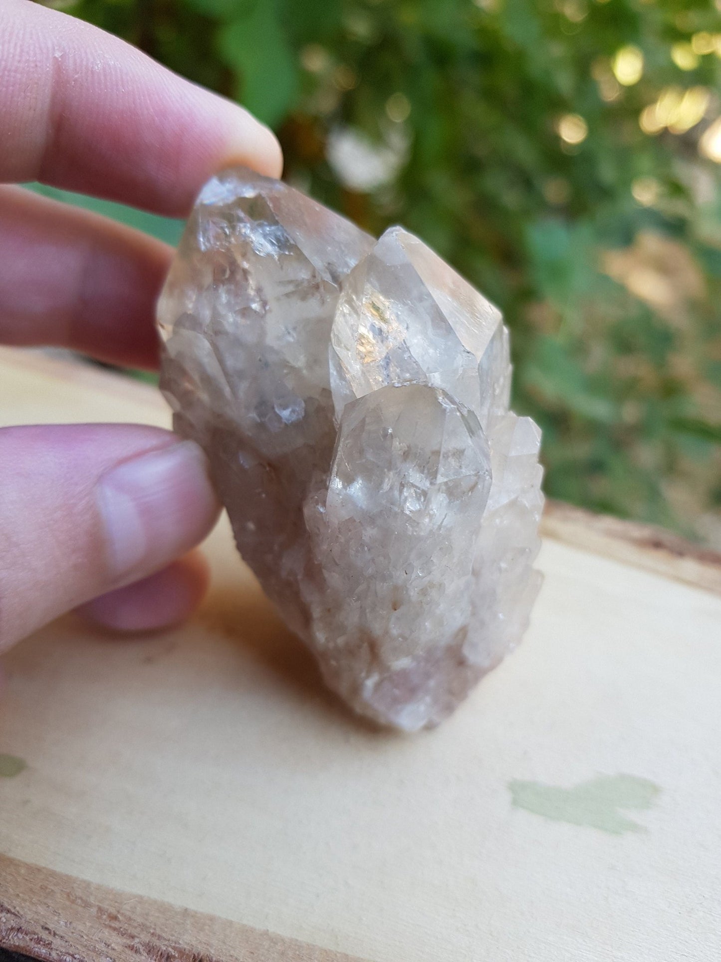 Natural Congo Citrine Cluster: Kundalini Mineral Specimen, 108g - LunarGem -