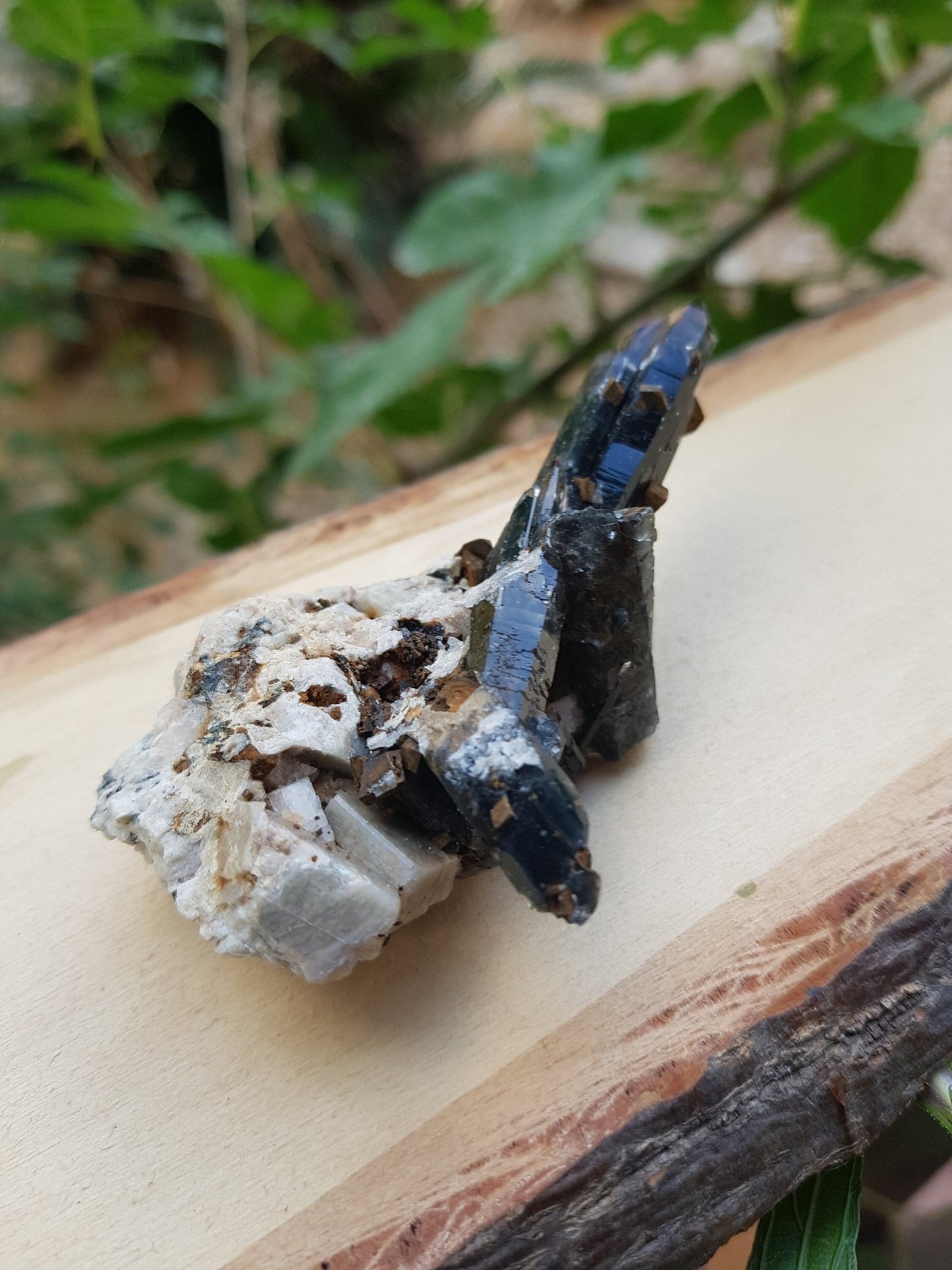 Smoky Quartz Point On Feldspar Specimen Cluster Crystal Specimen, Metaphysical and Mineral Specimen 66g - LunarGem -