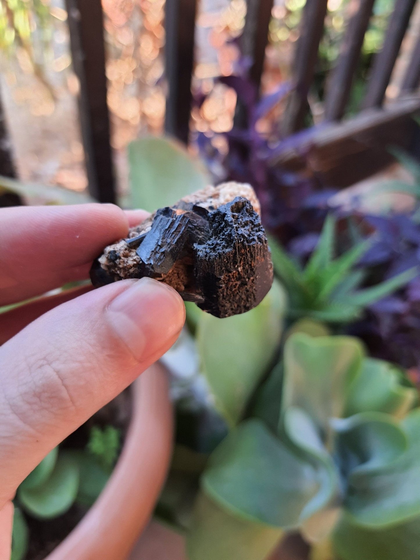 Tourmaline Natural Specimen, Raw Tourmaline crystal, 45g - LunarGem -