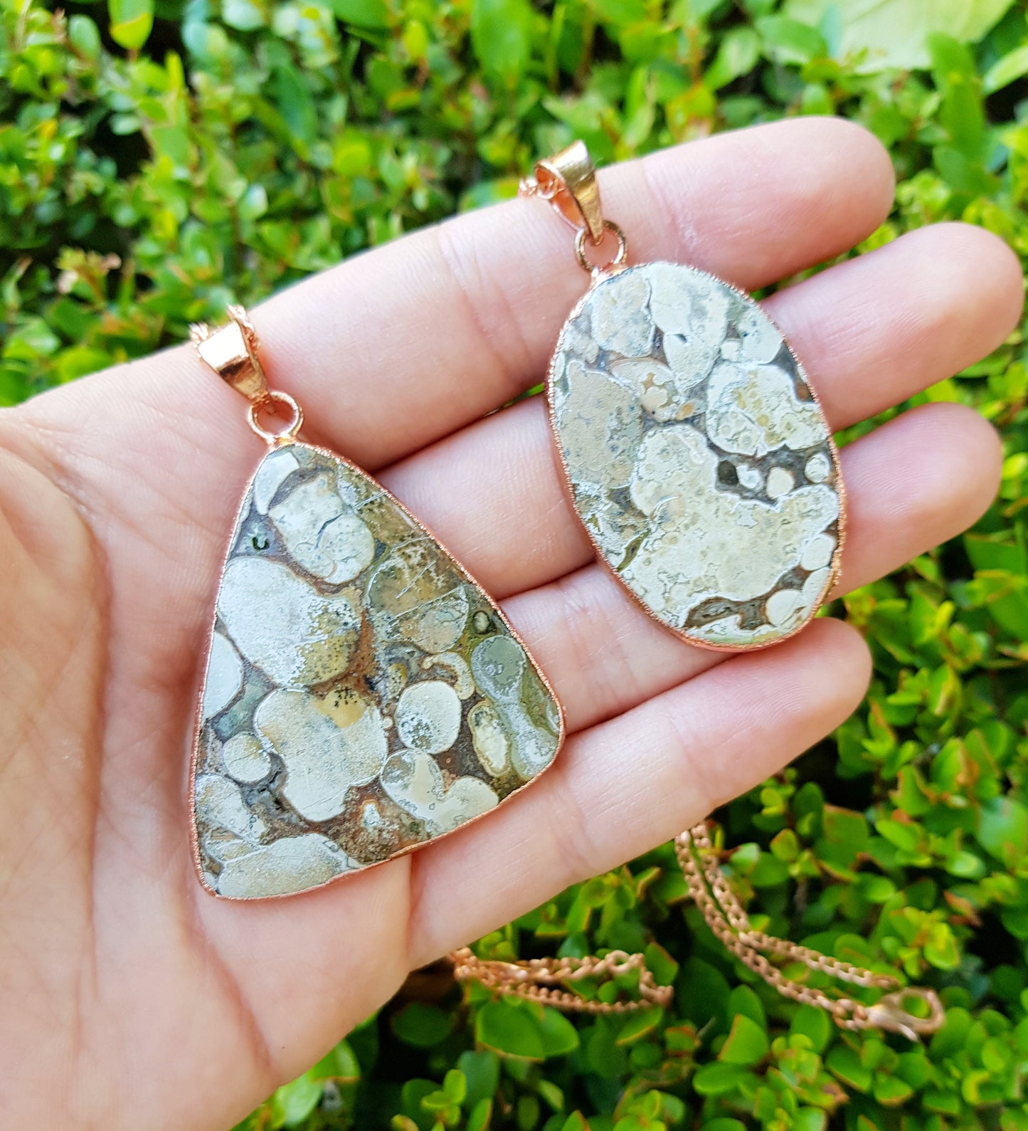 Cobra Jasper Copper Pendant Electroformed Necklace GypsyJewelry