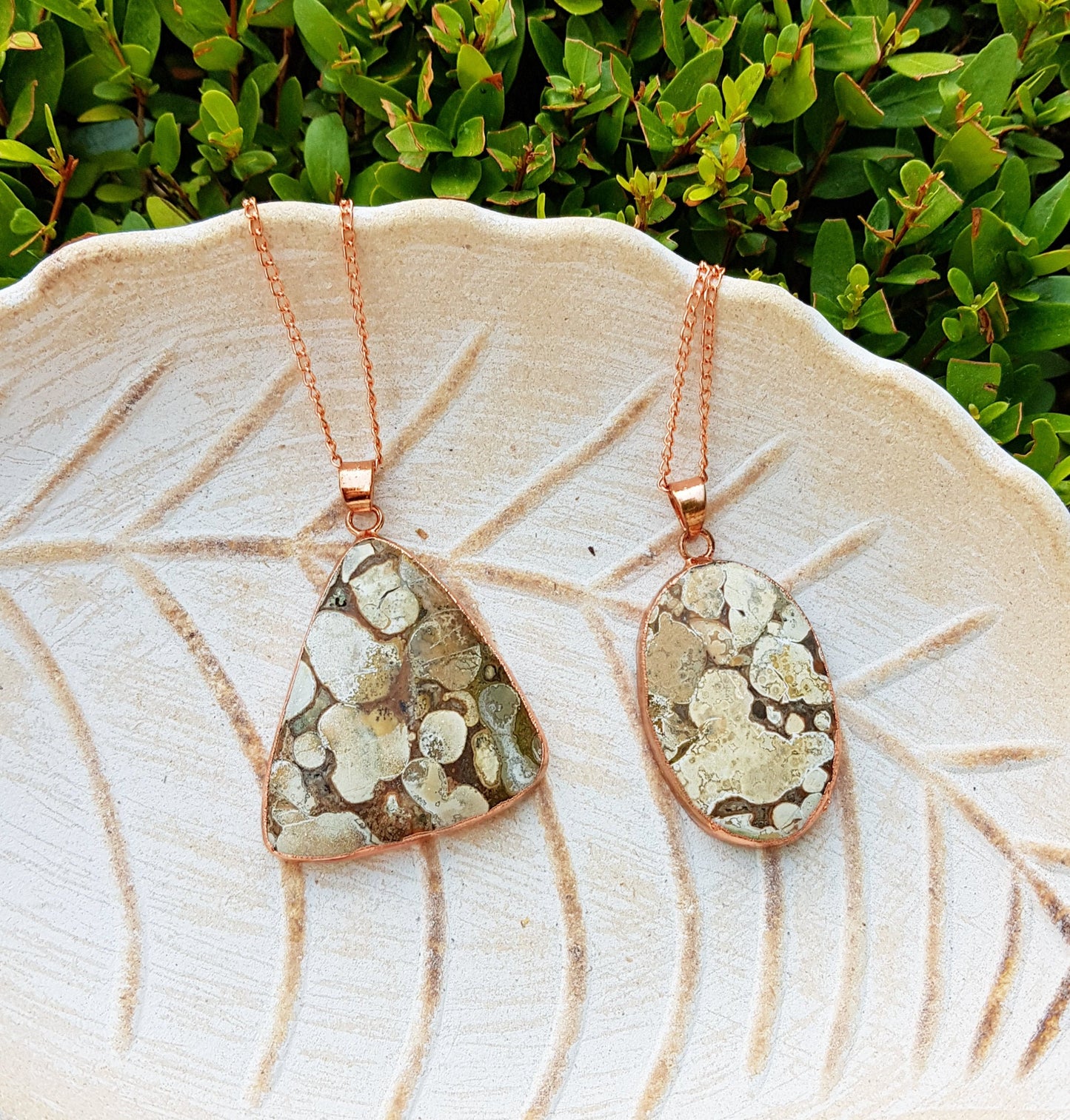 Cobra Jasper Copper Pendant Electroformed Necklace GypsyJewelry