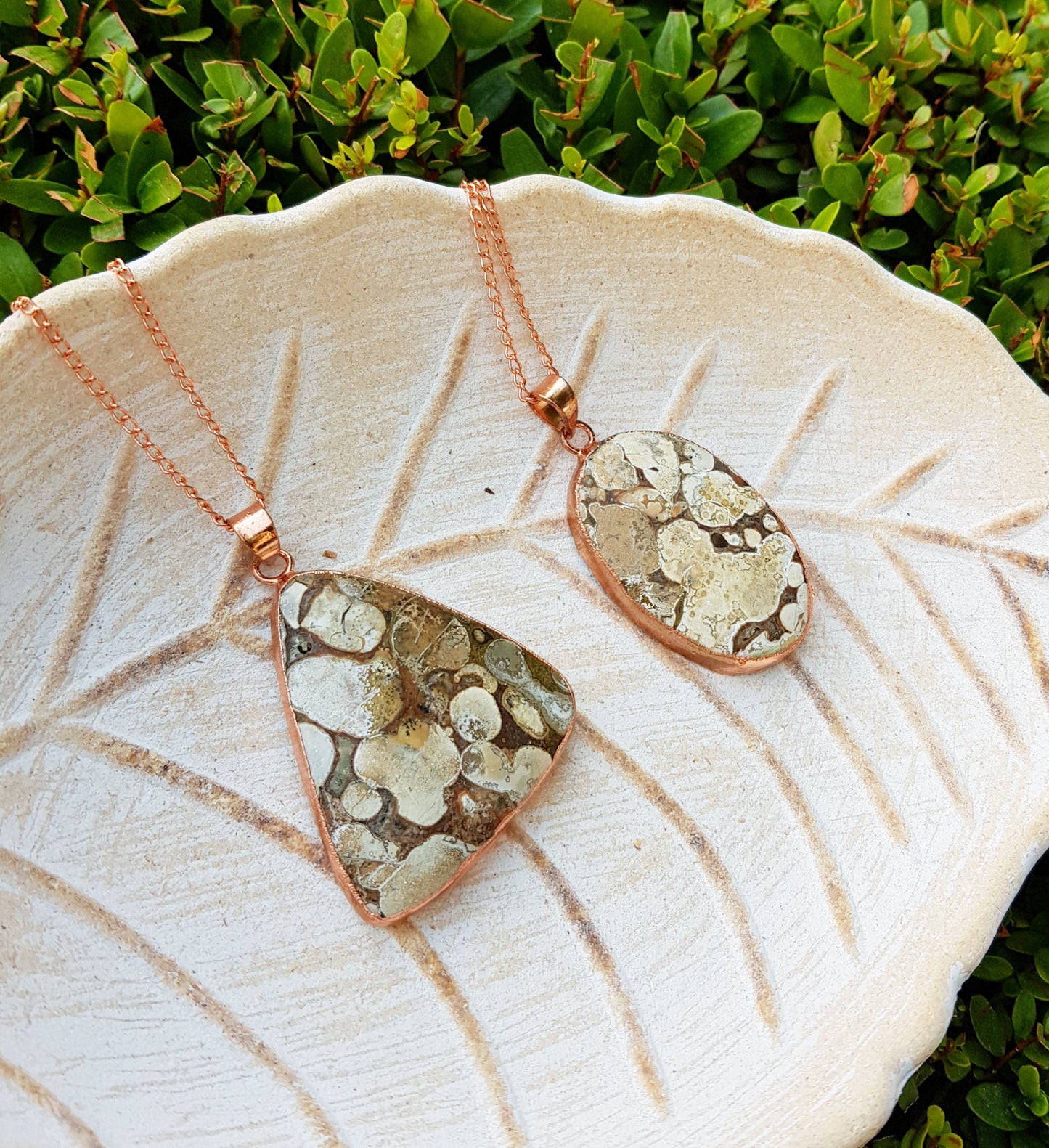 Cobra Jasper Copper Pendant Electroformed Necklace GypsyJewelry