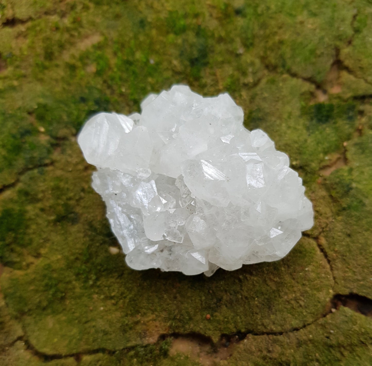 Small Natural Apophylite Crystal Cluster, Healing Crystal, Mineral Specimen, Mineral Collection