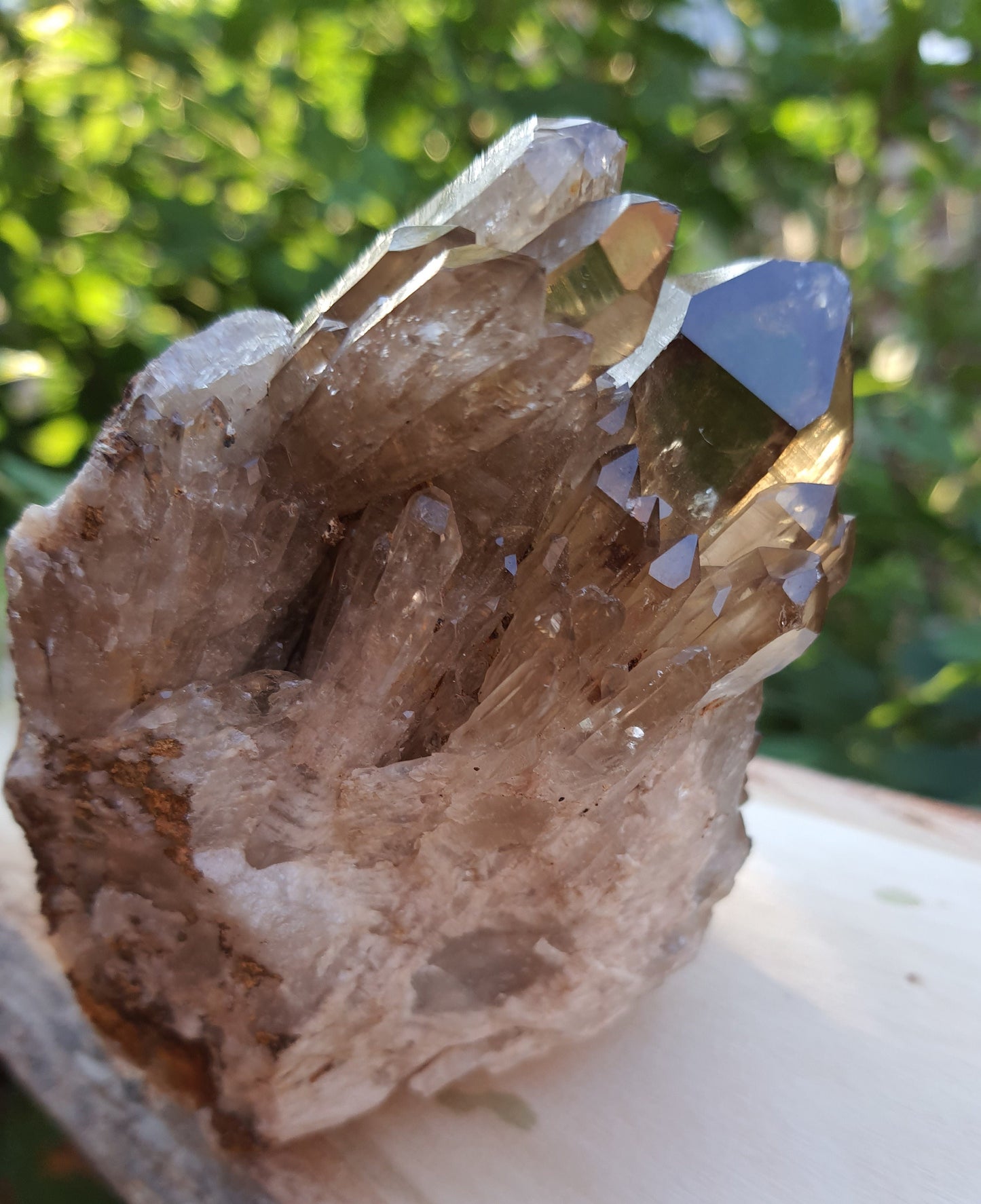 A++ Natural Congo Citrine Cluster Medium Mineral Specimen Kundalini Citrine Cluster Collectors Specimen 508g