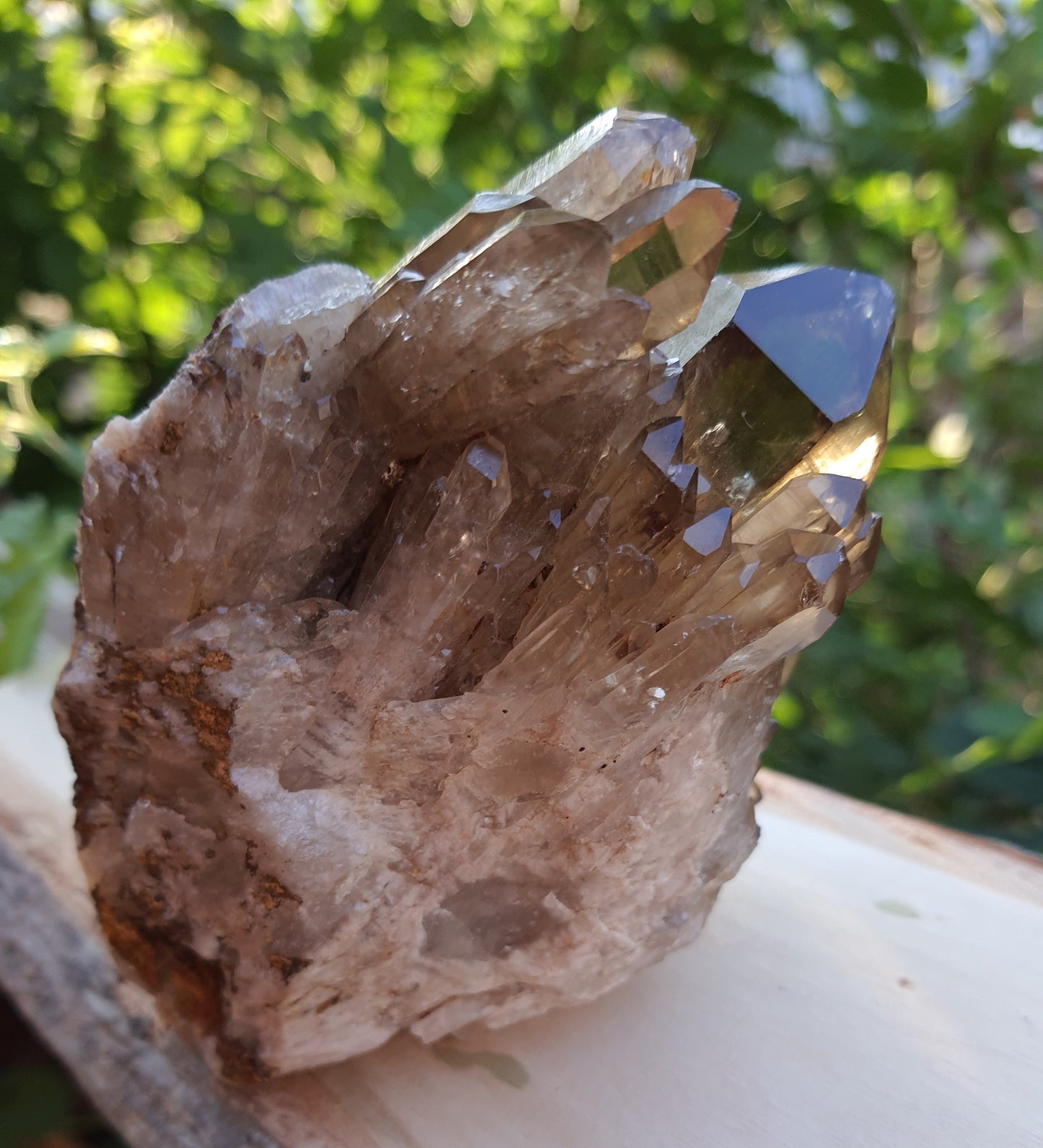 A++ Natural Congo Citrine Cluster Medium Mineral Specimen Kundalini Citrine Cluster Collectors Specimen 508g