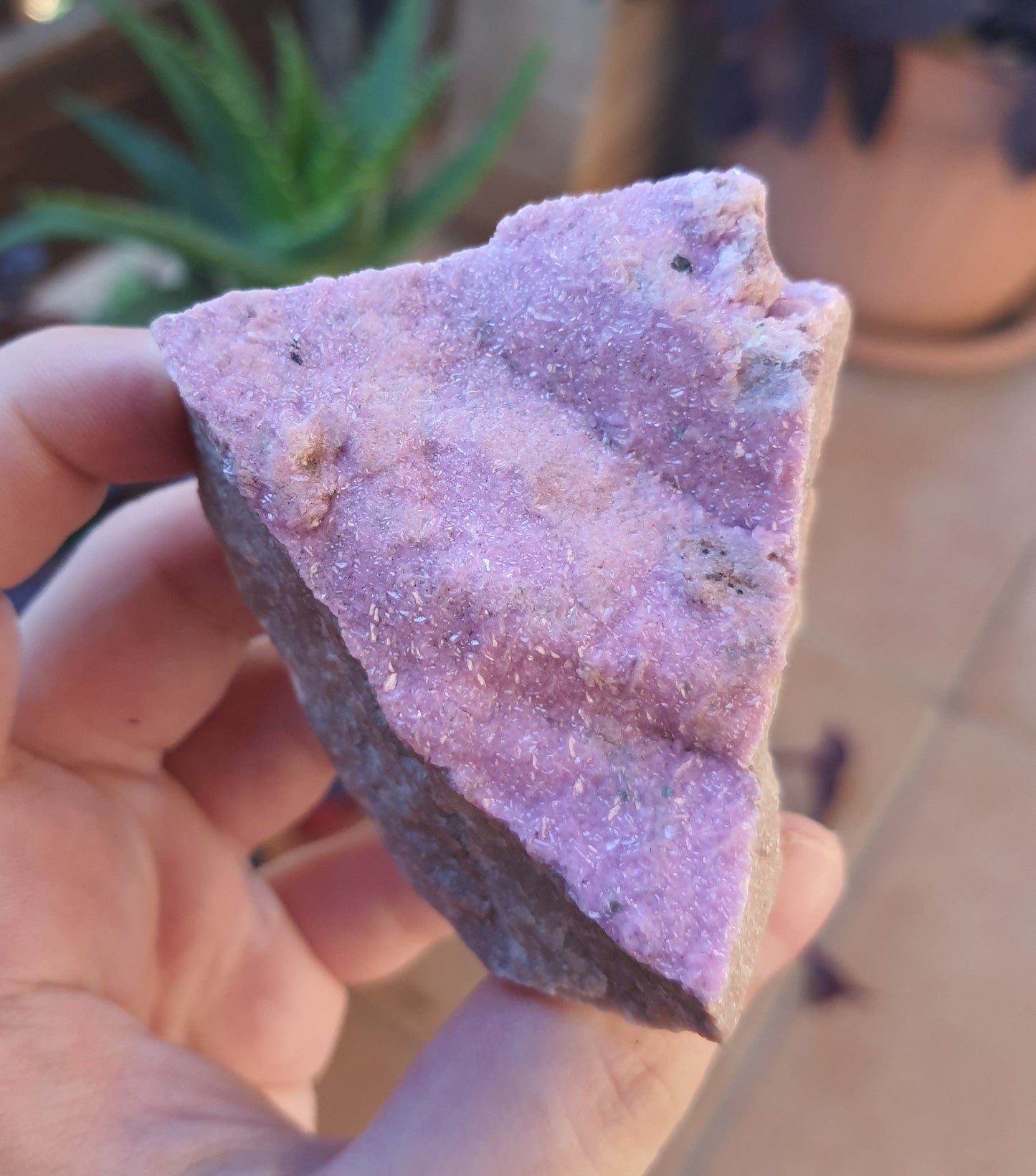 Pink Cobalt Calcite Druzy Raw Natural Clusters Mineral Specimen 182g