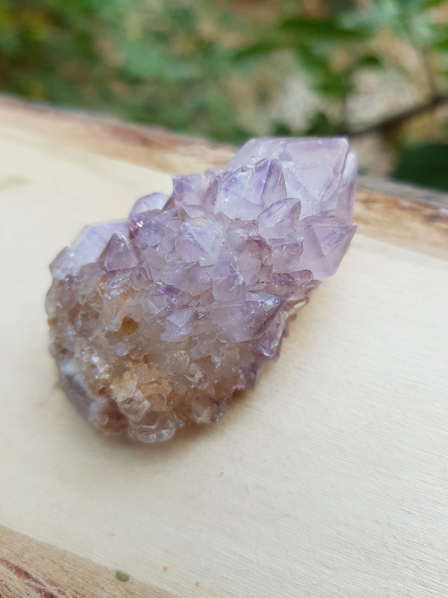 Laveder Spirit Quartz , Amethyst Cactus Quartz,