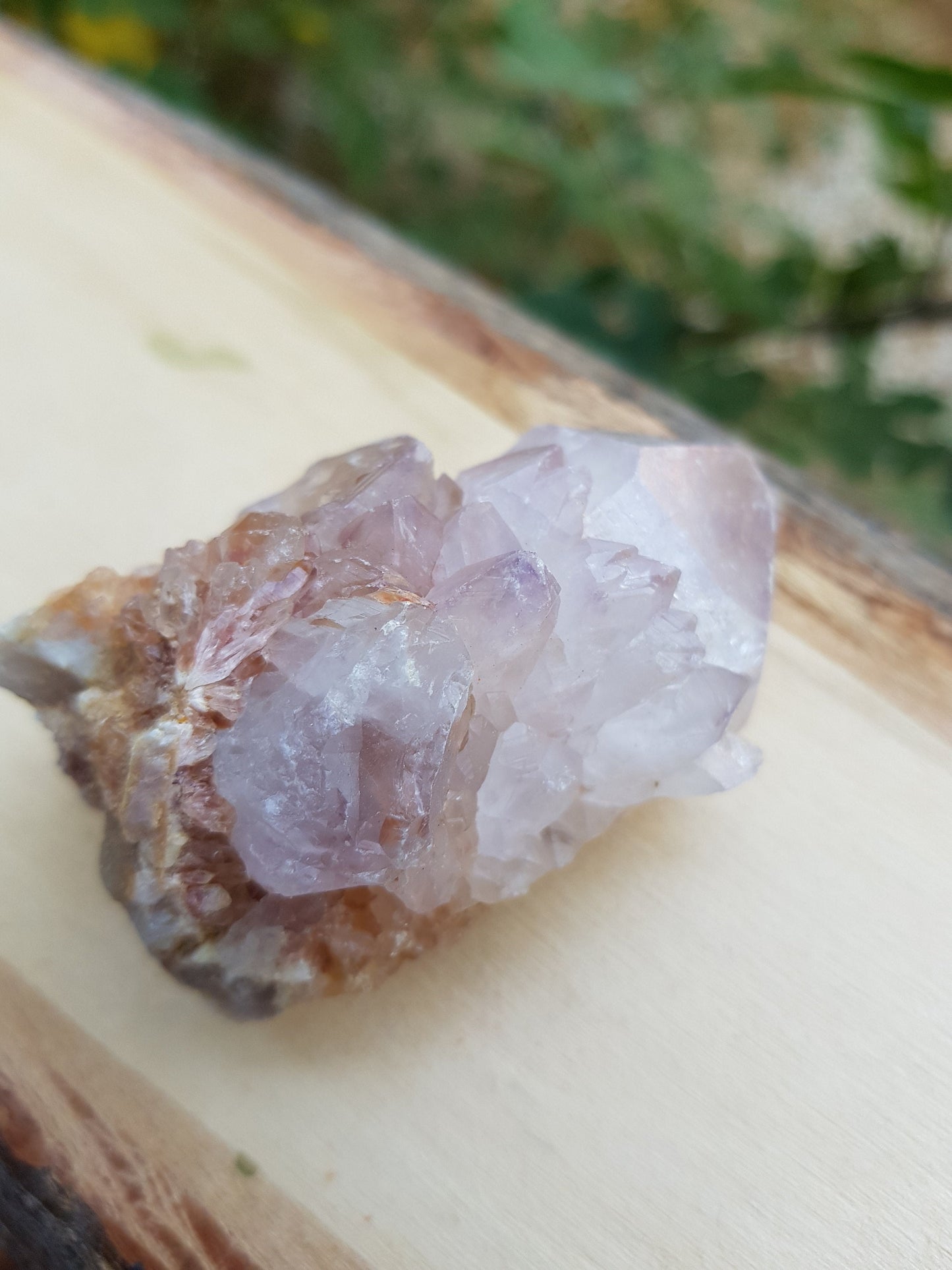 Laveder Spirit Quartz , Amethyst Cactus Quartz,