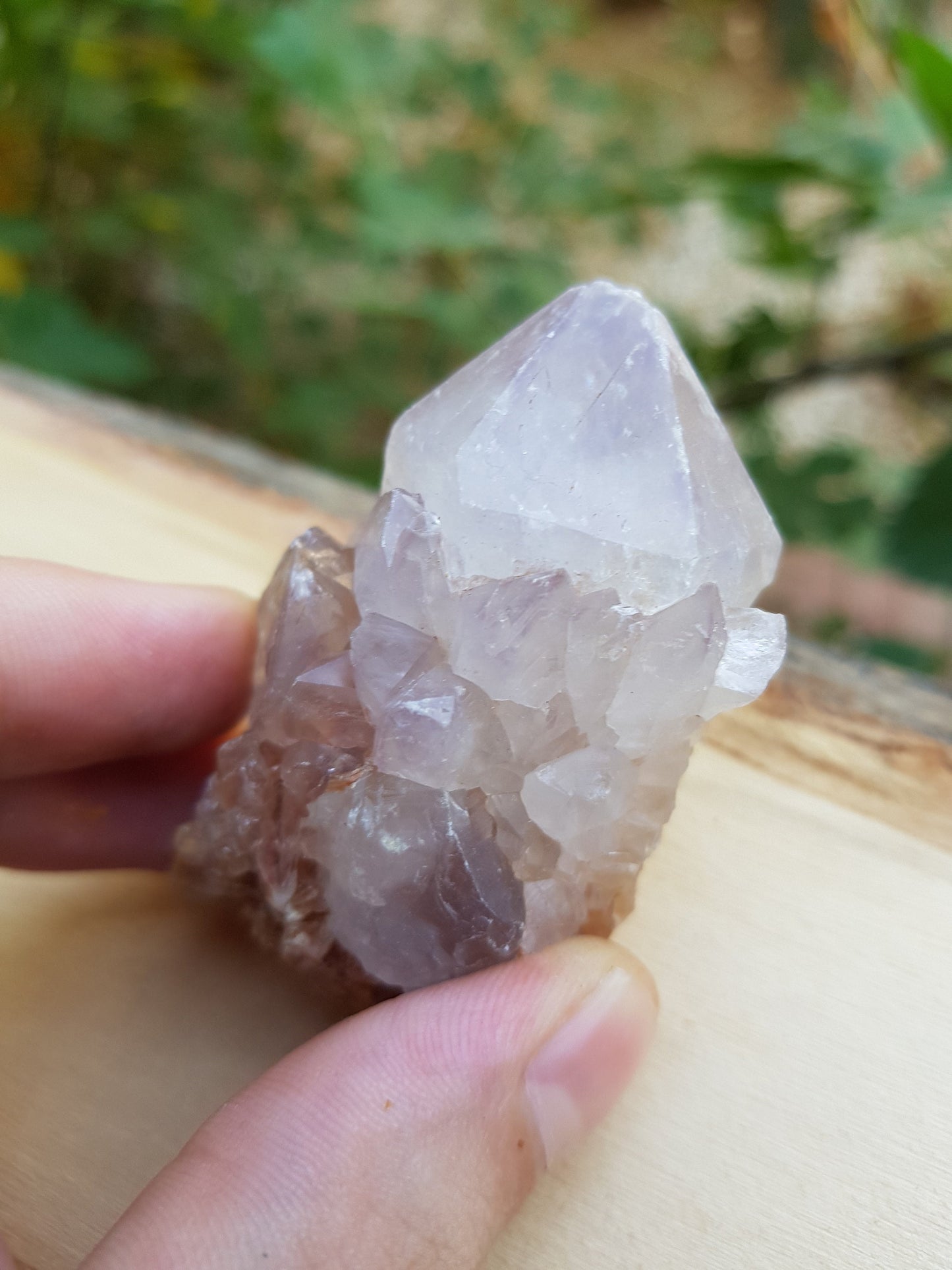 Laveder Spirit Quartz , Amethyst Cactus Quartz,