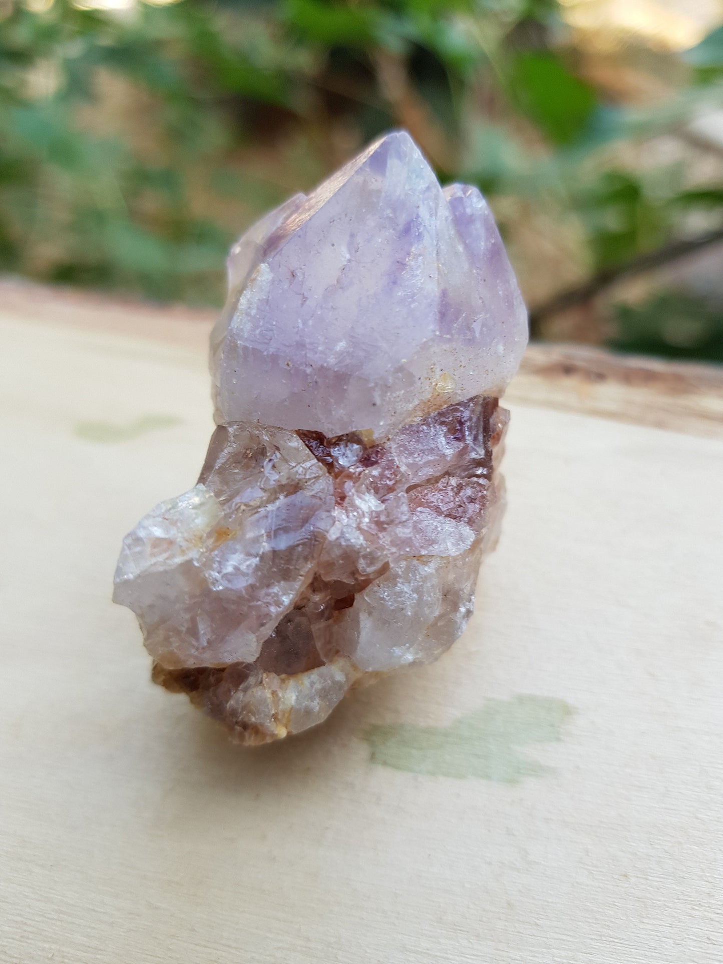 Laveder Spirit Quartz , Amethyst Cactus Quartz,