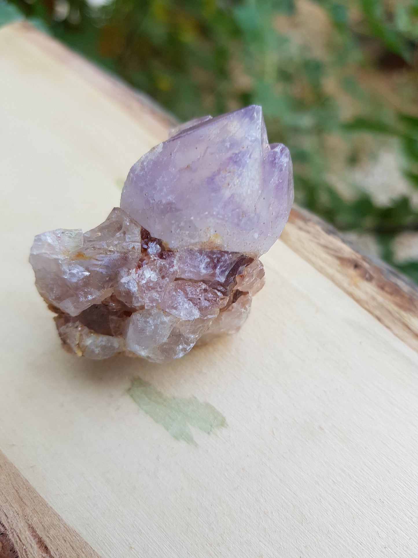 Laveder Spirit Quartz , Amethyst Cactus Quartz,