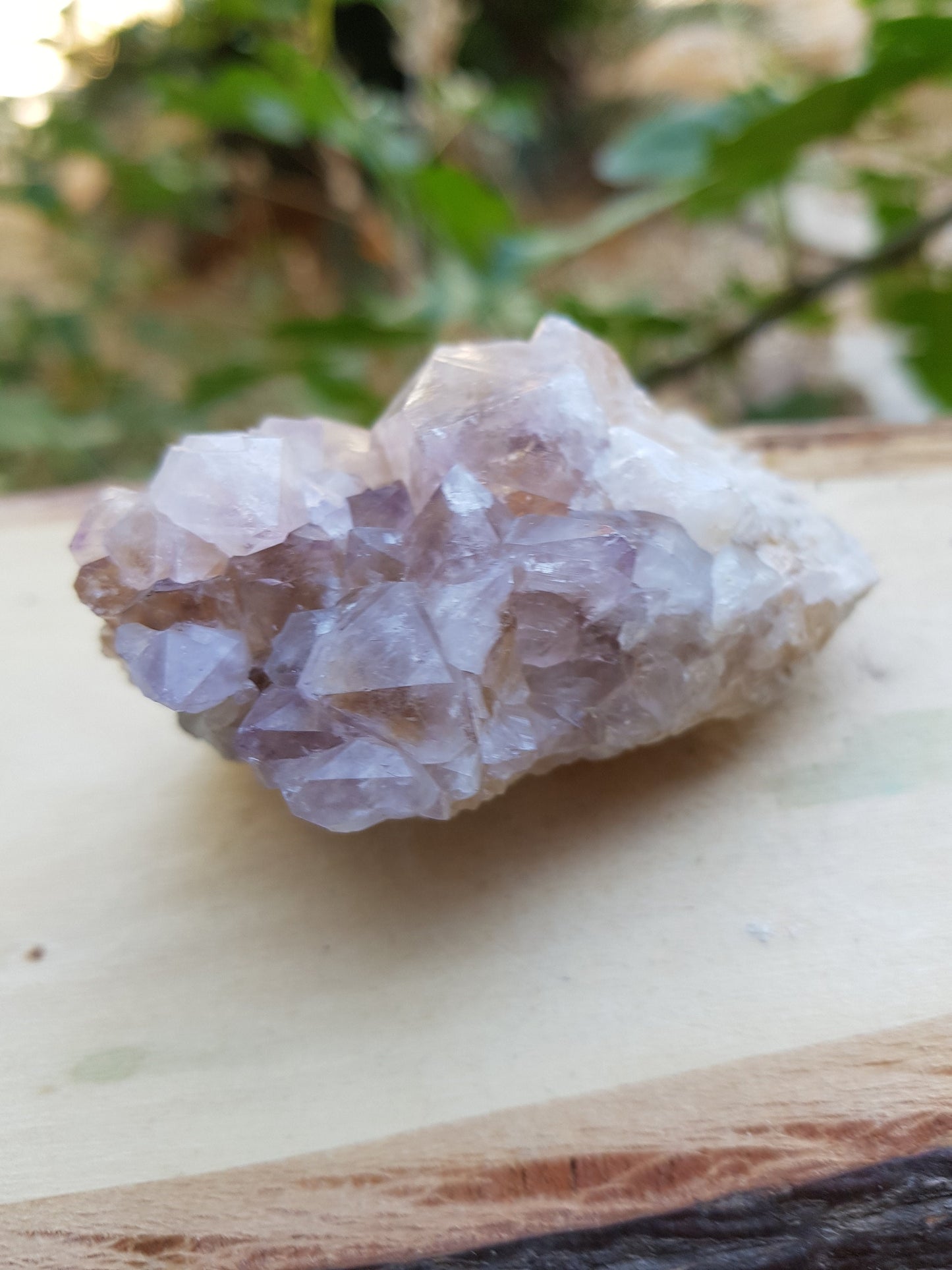 Amethyst Spirit Quartz , Amethyst Cactus Quartz, 119gm