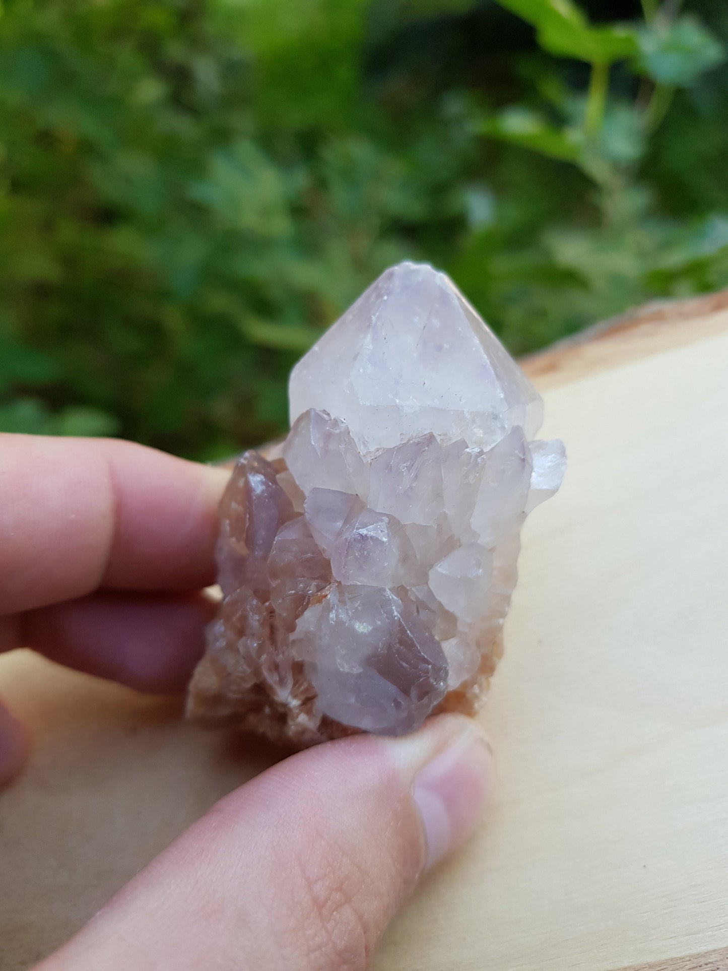 Laveder Spirit Quartz 82g, Amethyst Cactus Quartz, Crystal Clusters