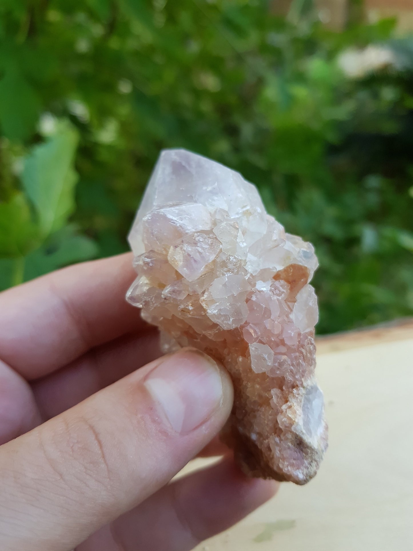 Laveder Spirit Quartz 100g, Amethyst Cactus Quartz, Crystal Clusters
