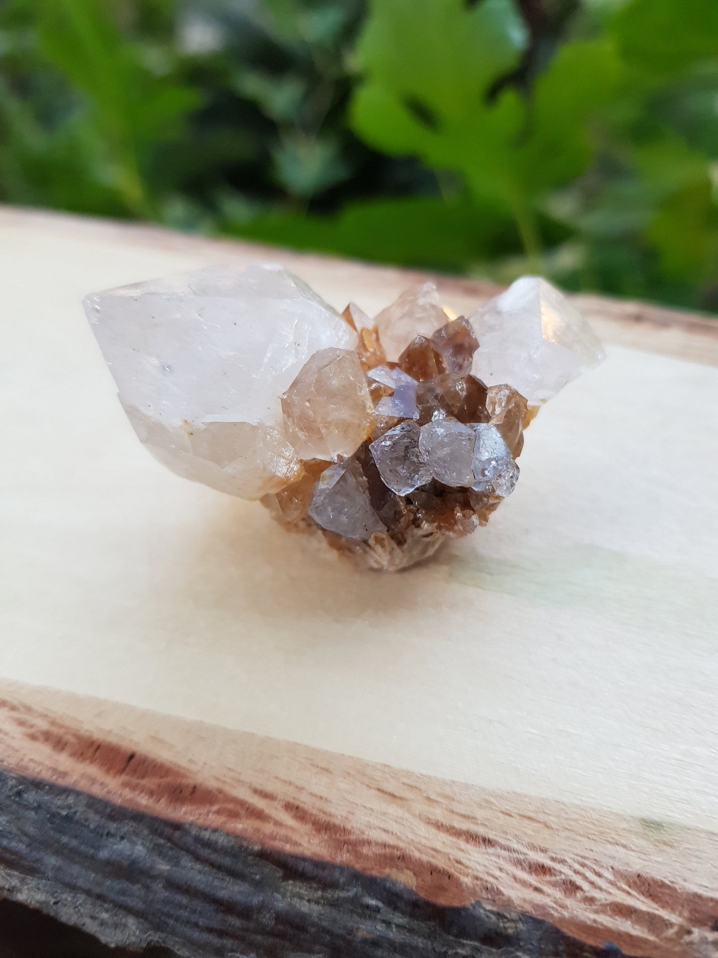 Natural Smoky Citrine Quartz Clusters, Mineral Specimen, Crystal Clusters