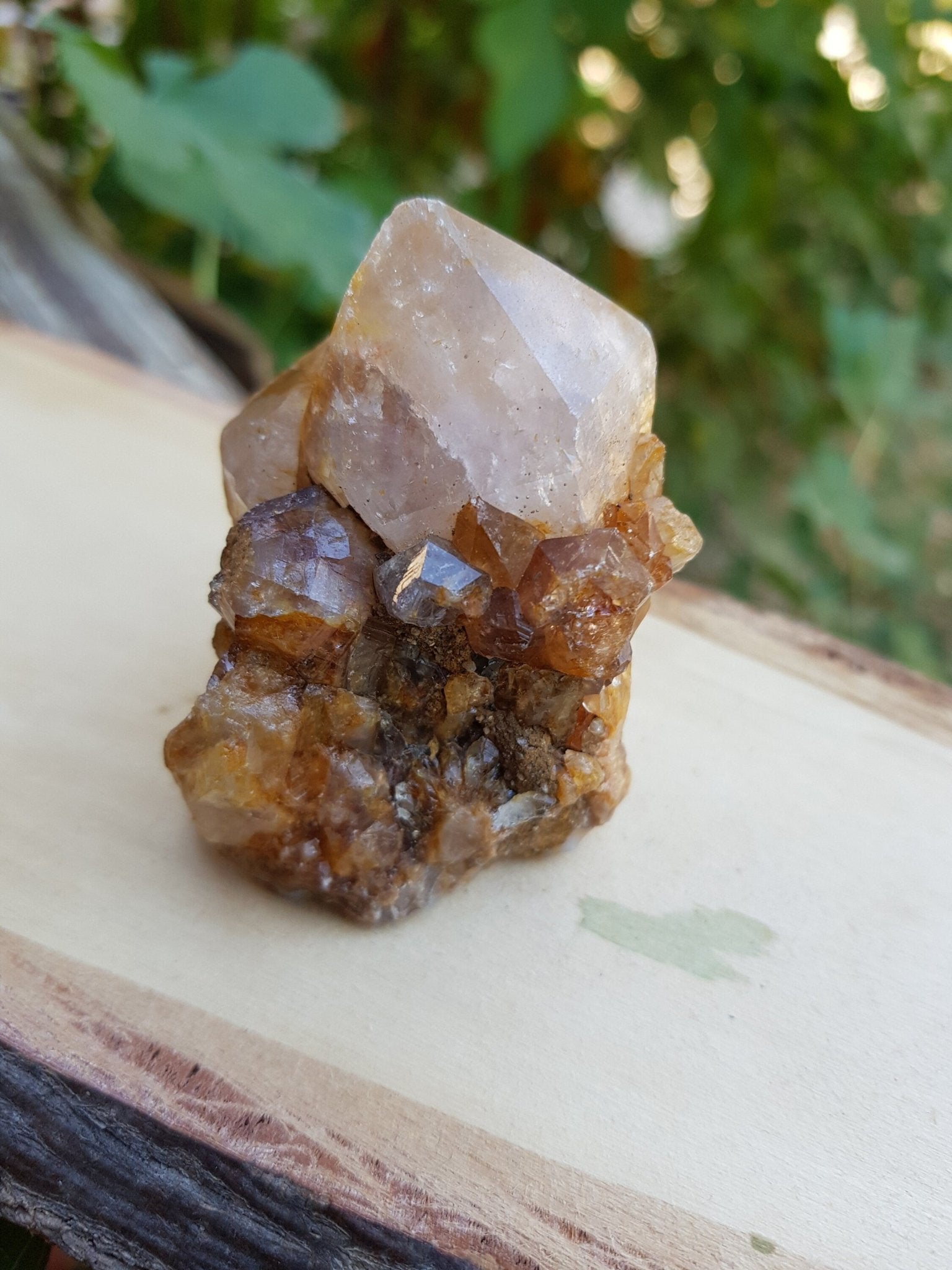 A++ Natural Quartz And Citrine Cluster Top Grade Mineral Specimen - LunarGem - 