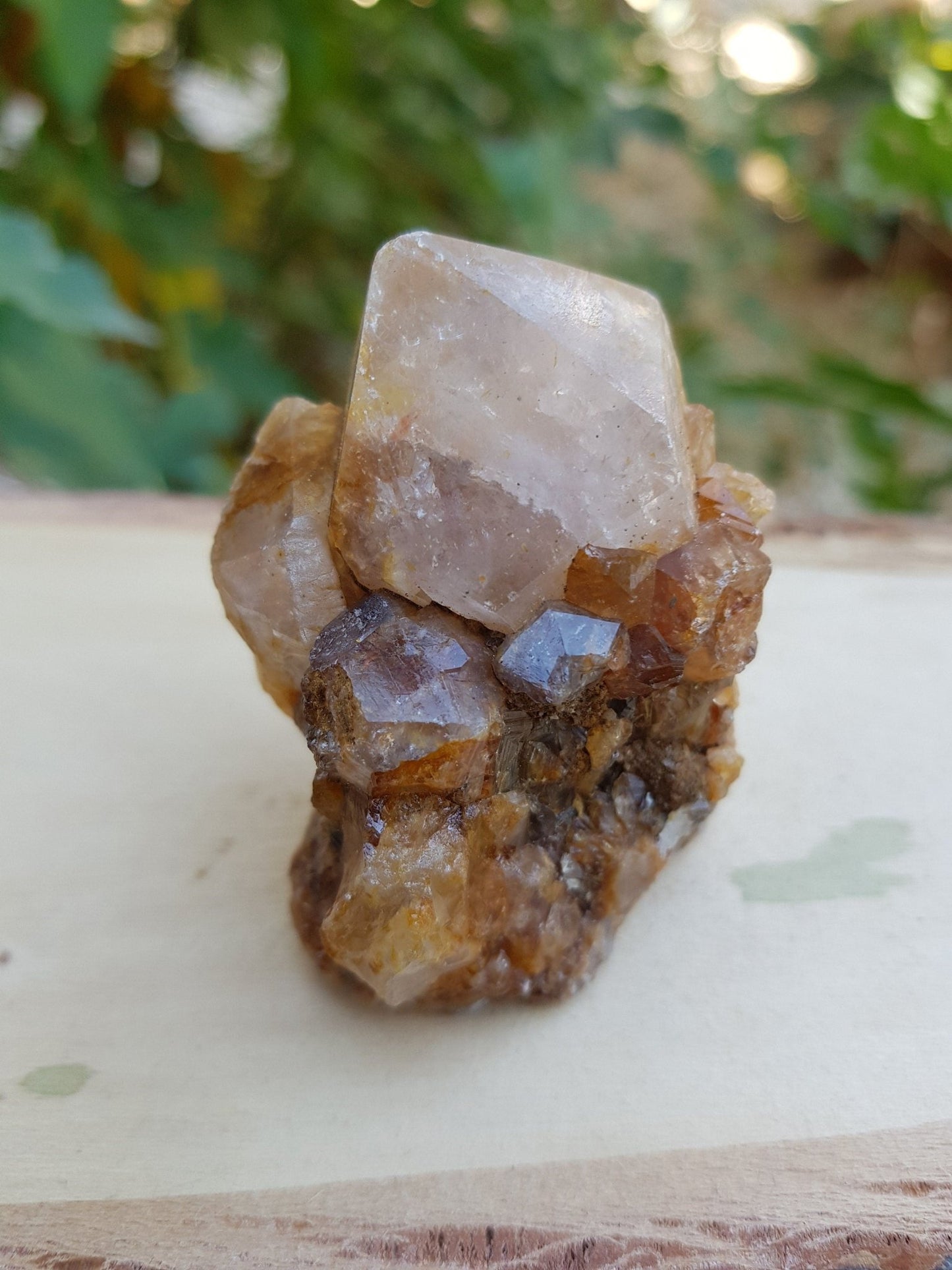A++ Natural Quartz And Citrine Cluster Top Grade Mineral Specimen - LunarGem - 