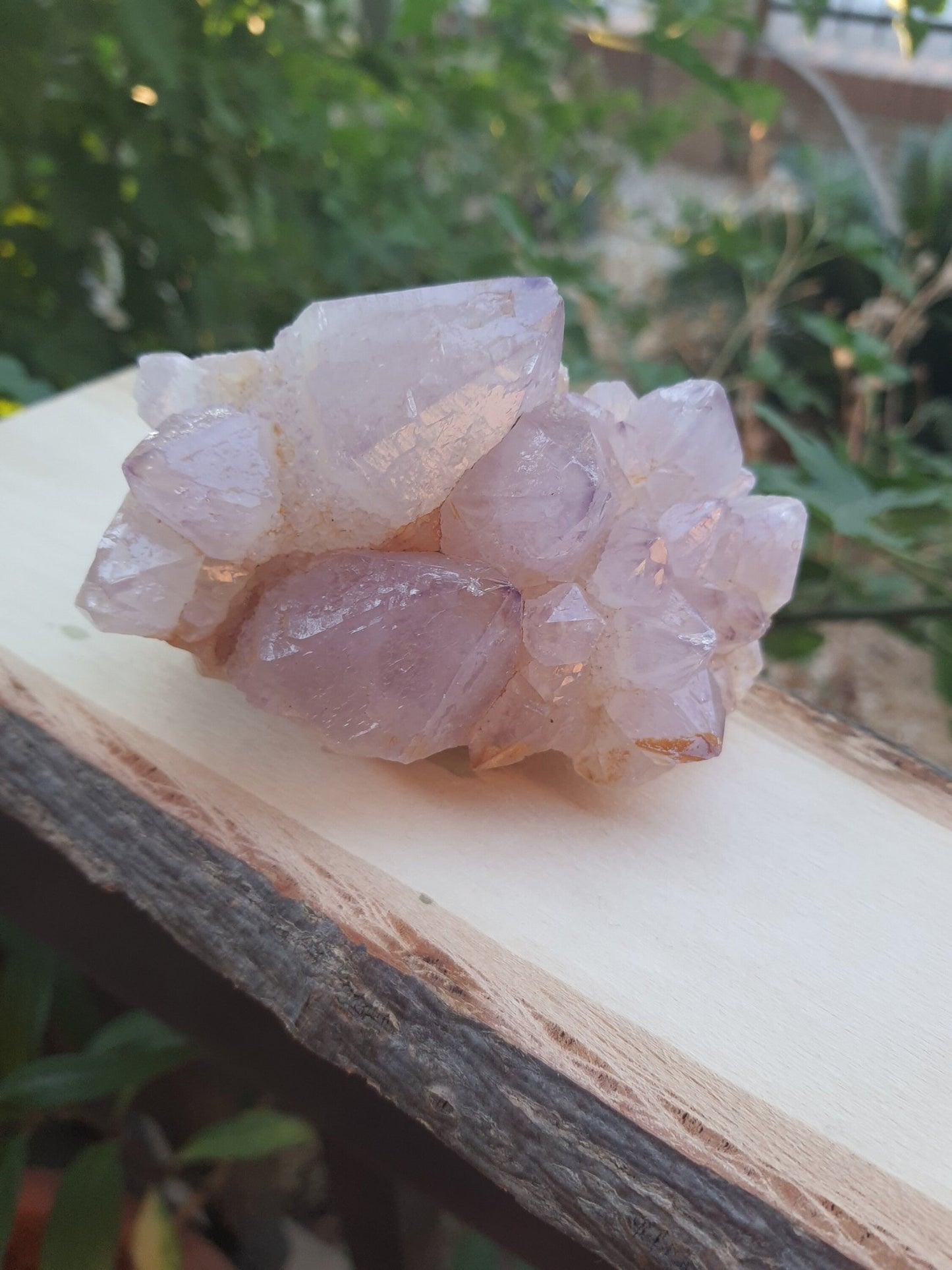 AAA Amethyst Druzy Cluster, Raw Quartz Crystal (424gm) - LunarGem - 