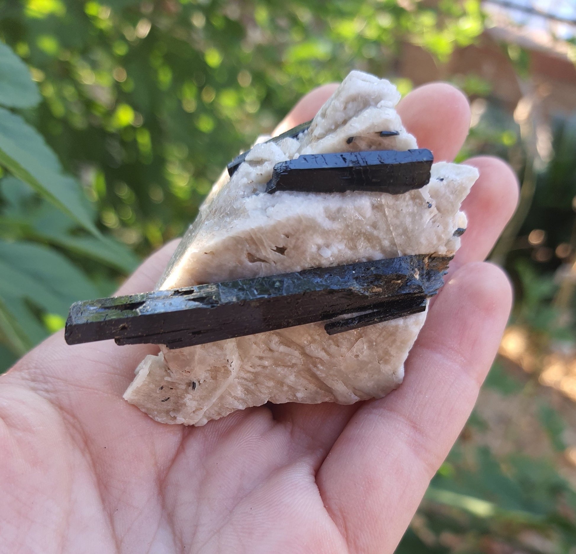 Aegirine Blade Specimen: Orthoclase Crystal from Malawi, 92g - LunarGem - 