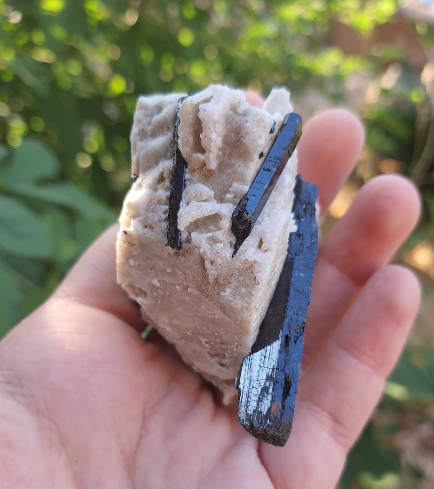 Aegirine Blade Specimen: Orthoclase Crystal from Malawi, 92g - LunarGem - 