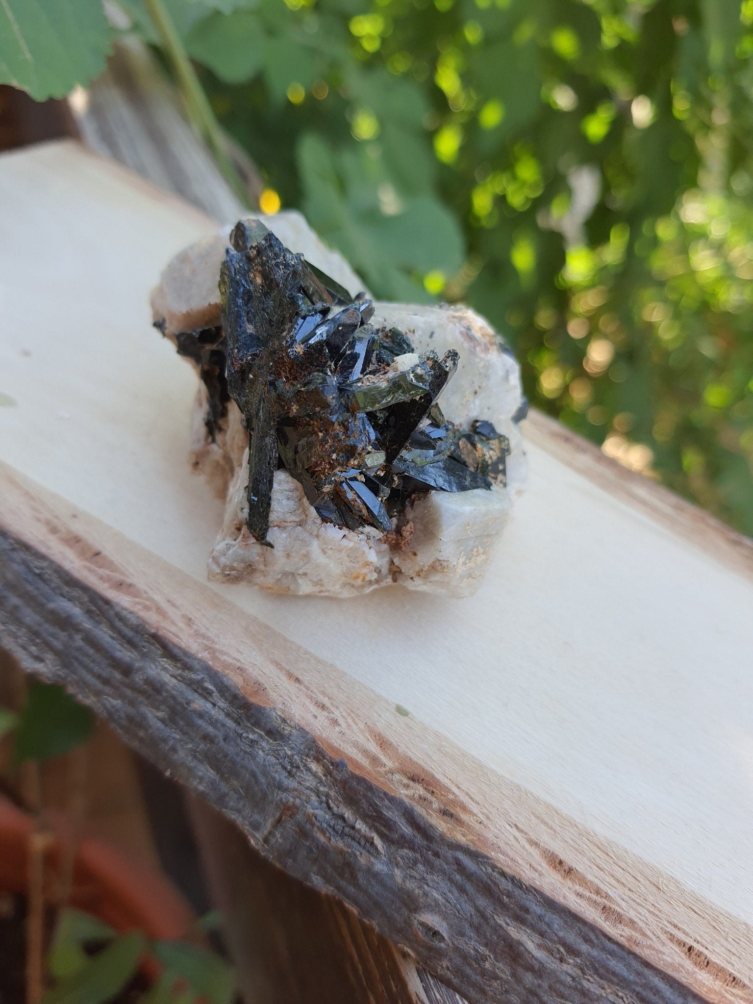 Aegirine & Orthoclase Specimen: Raw Crystal Blade from Malawi (142g) - LunarGem - 