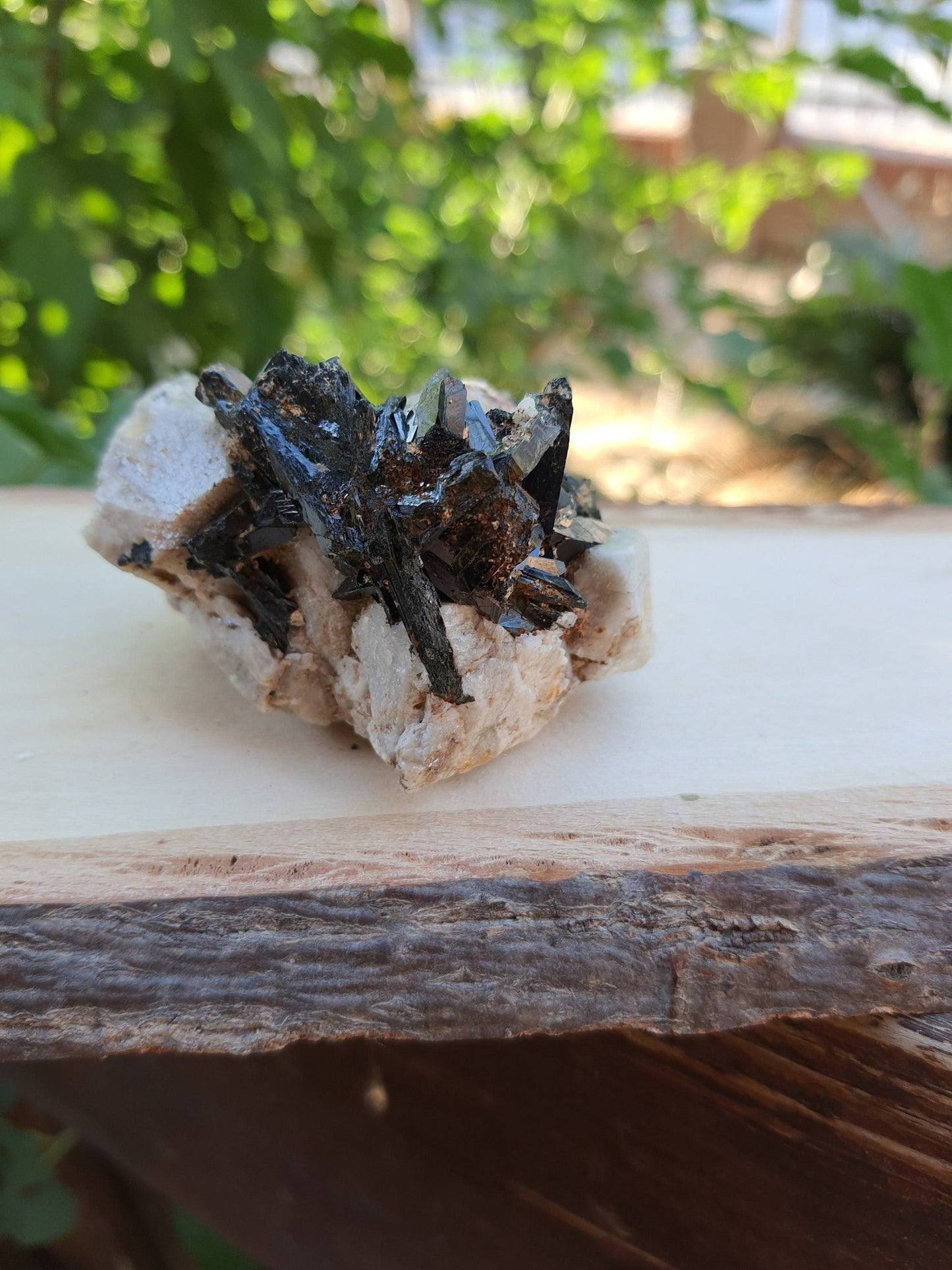 Aegirine & Orthoclase Specimen: Raw Crystal Blade from Malawi (142g) - LunarGem - 