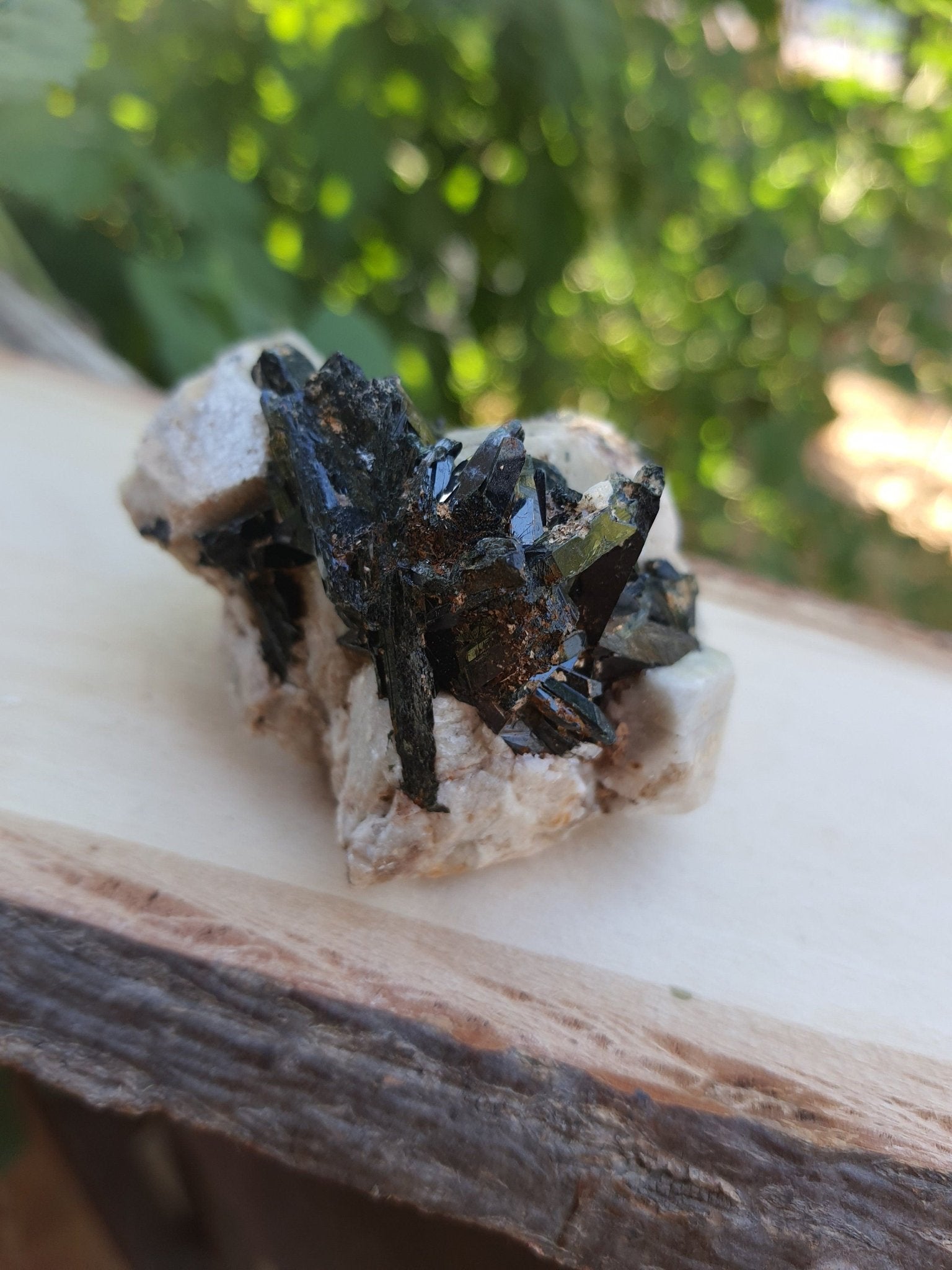 Aegirine & Orthoclase Specimen: Raw Crystal Blade from Malawi (142g) - LunarGem - 