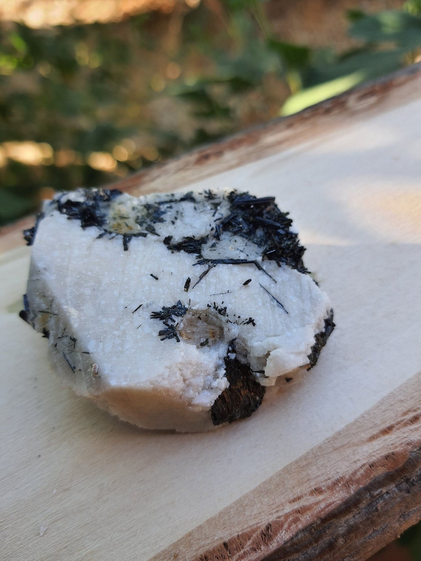 Aegirine & Orthoclase Specimen: Raw Crystal Blade from Malawi (61g) - LunarGem - 