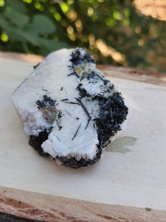 Aegirine & Orthoclase Specimen: Raw Crystal Blade from Malawi (61g) - LunarGem - 