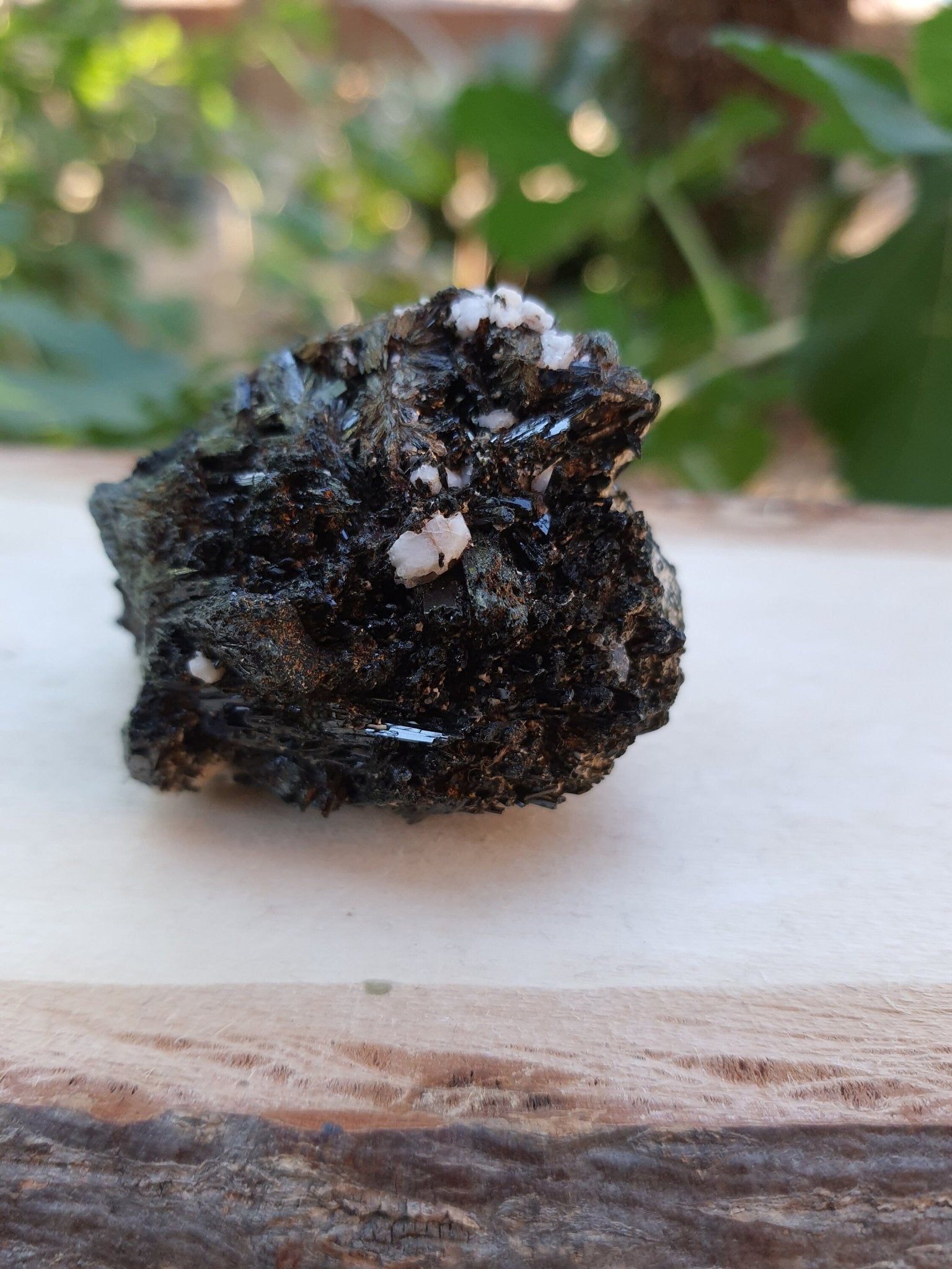 Aegirine & Orthoclase Specimen: Raw Crystal Blade from Malawi (85g) - LunarGem - 