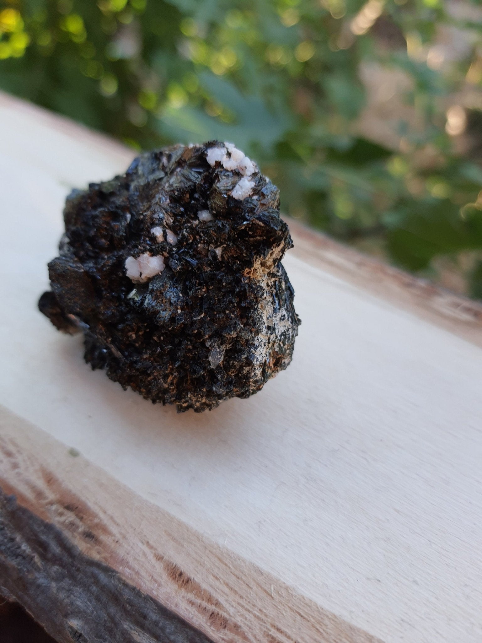 Aegirine & Orthoclase Specimen: Raw Crystal Blade from Malawi (85g) - LunarGem - 