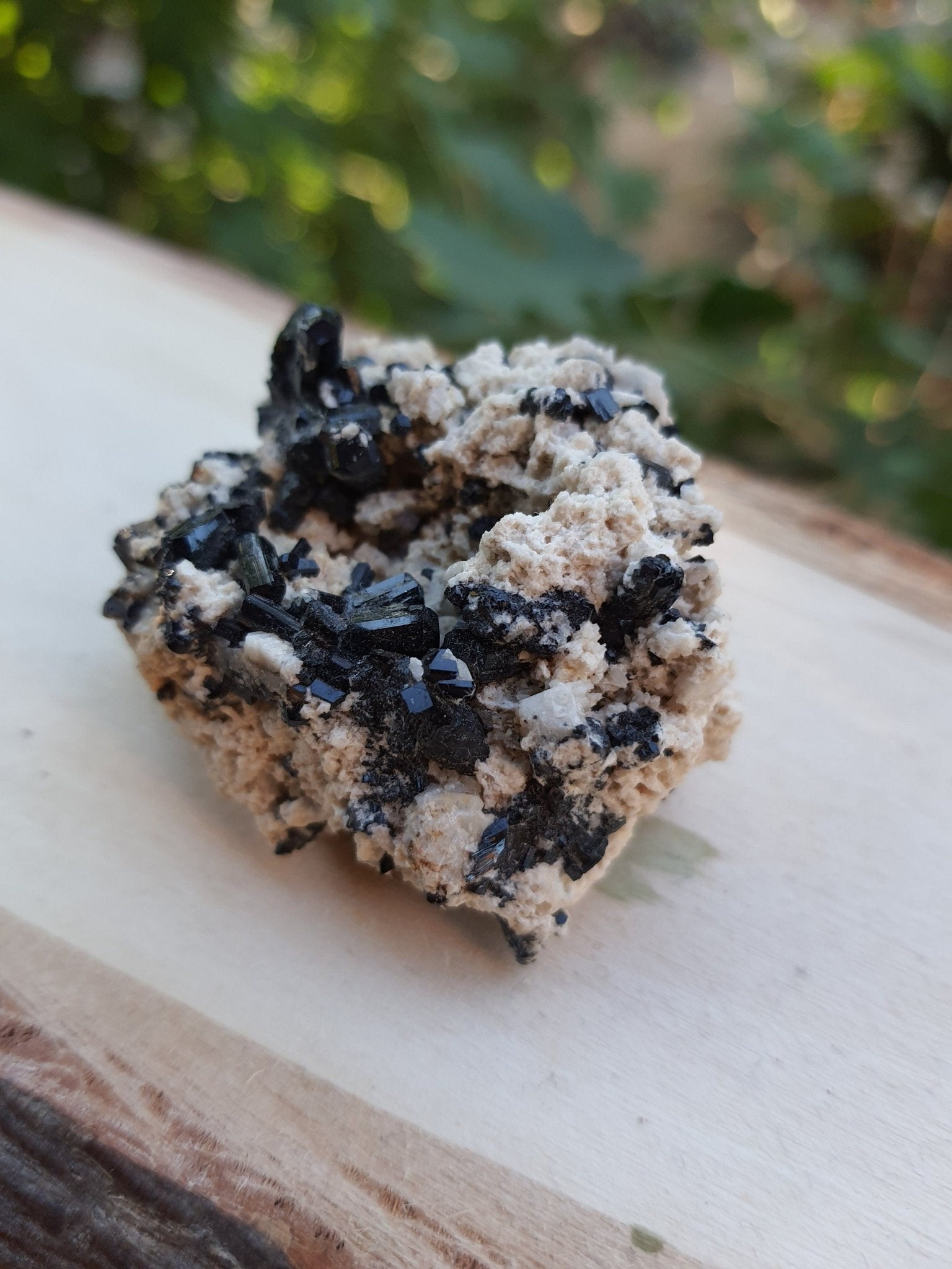 Aegirine with Orthoclase Specimen: Raw Crystal Blade from Malawi - LunarGem - 