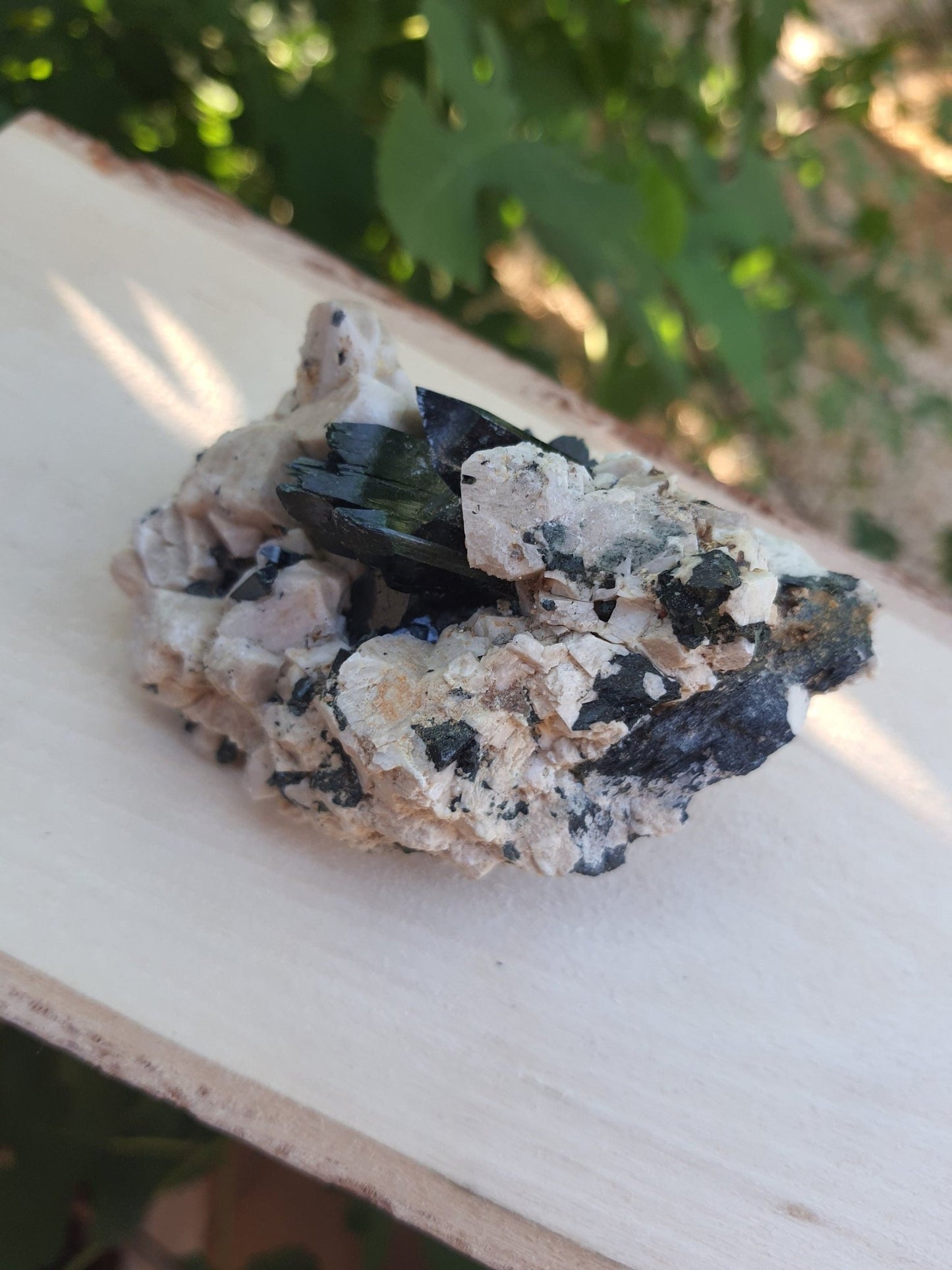 Aegirine with Orthoclase Specimen: Raw Crystal Blade from Malawi (155g) - LunarGem - 