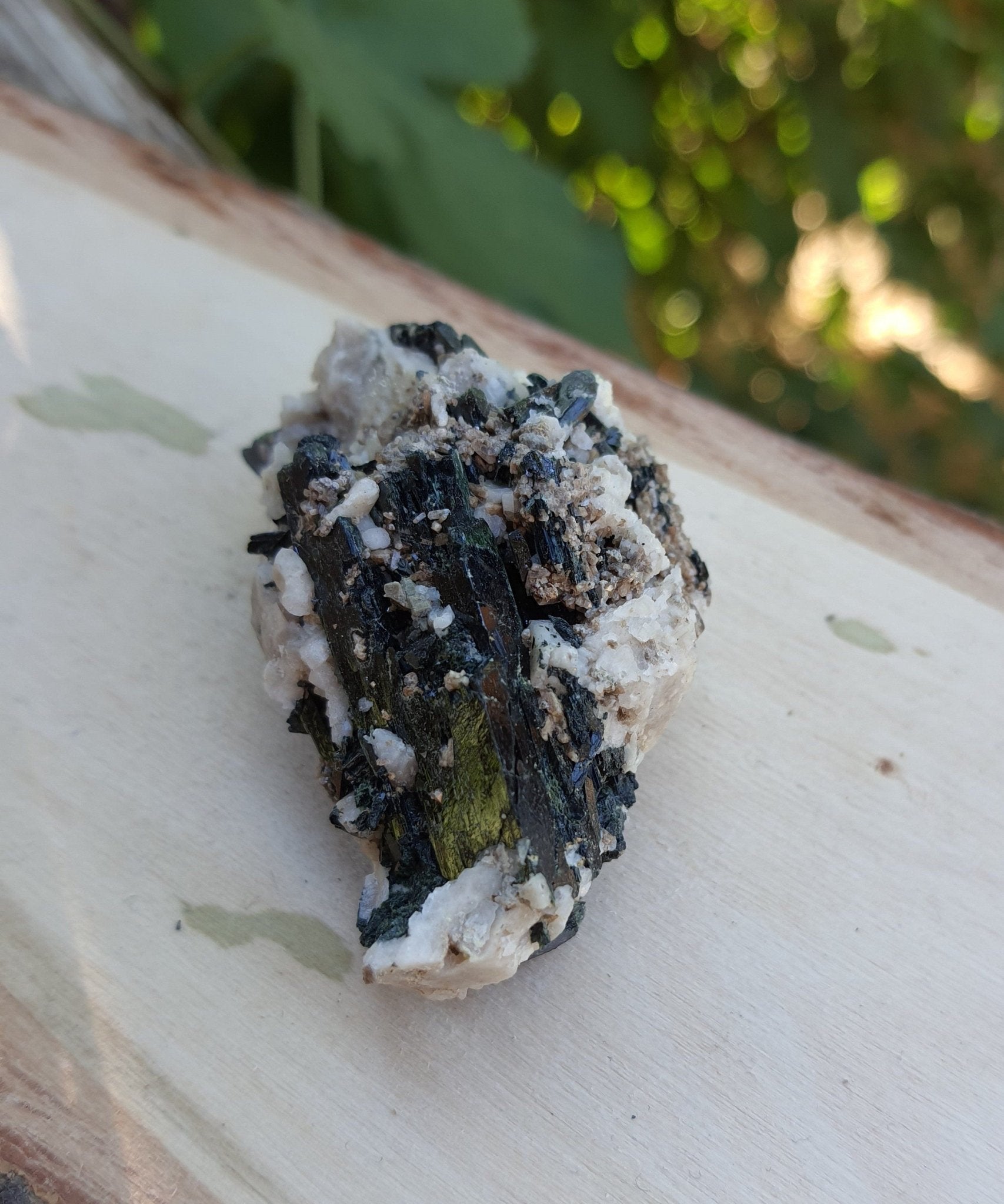 Aegirine with Orthoclase Specimen: Raw Crystal Blade from Malawi (47g) - LunarGem - 