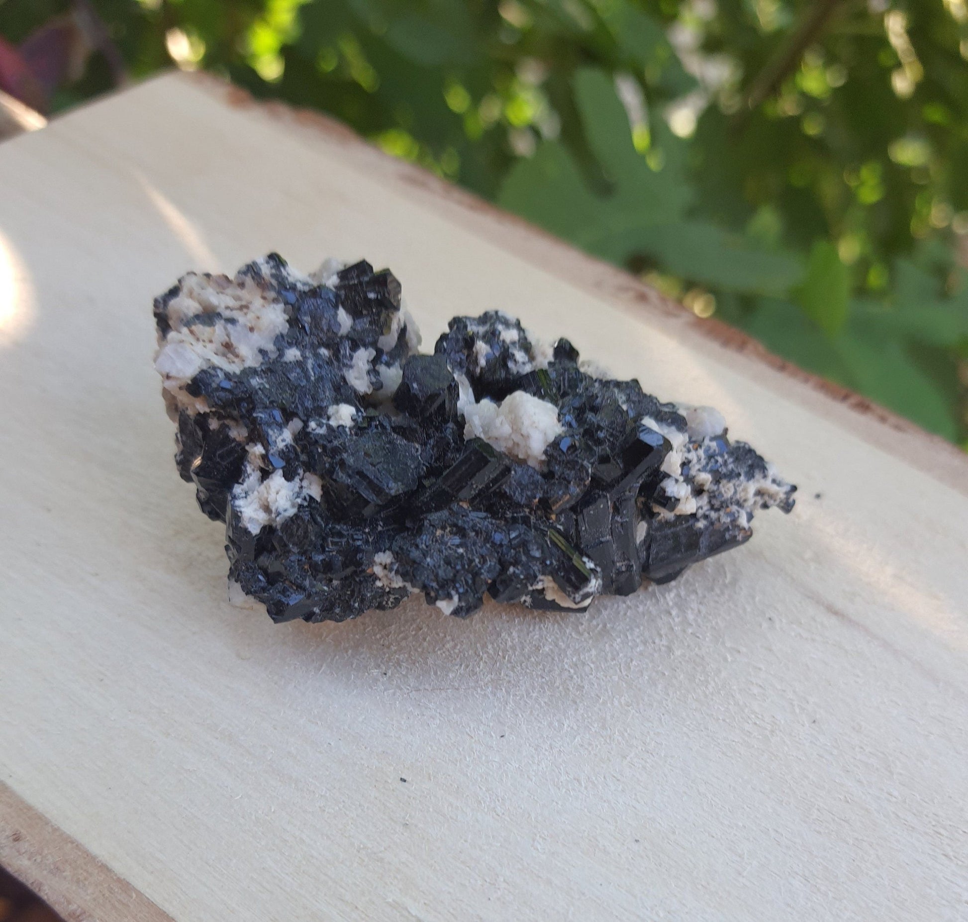 Aegirine with Orthoclase Specimen: Raw Crystal Blade from Malawi (48g) - LunarGem - 