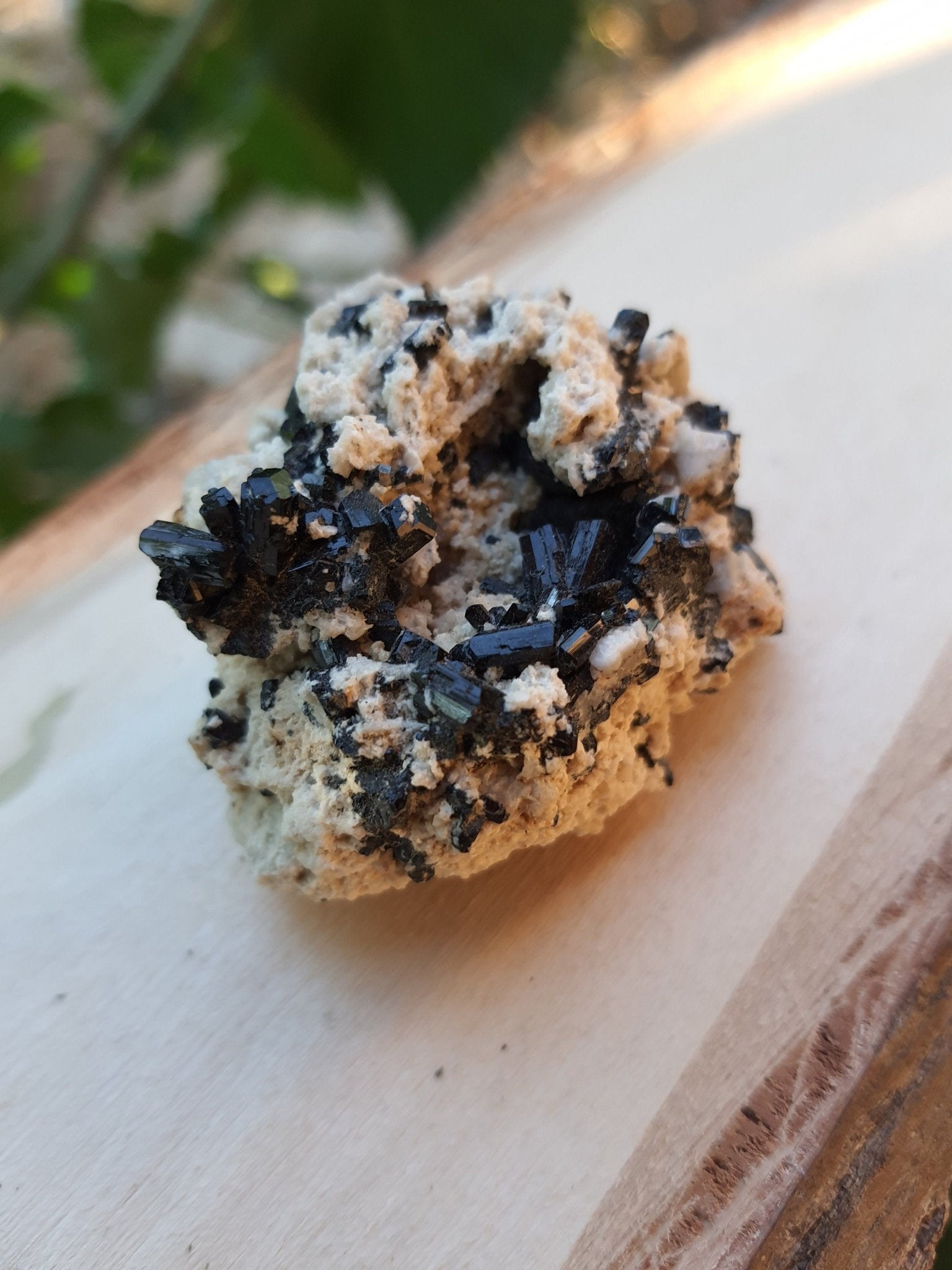 Aegirine with Orthoclase Specimen: Raw Crystal Blade from Malawi - LunarGem - 