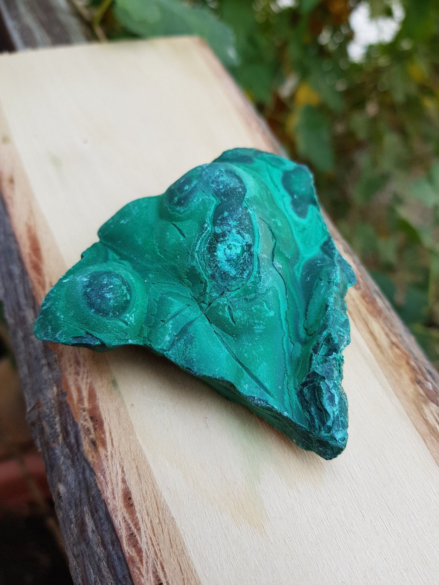 Botryoidal Malachite Specimen: Raw Congo Mineral (179g) - LunarGem - 