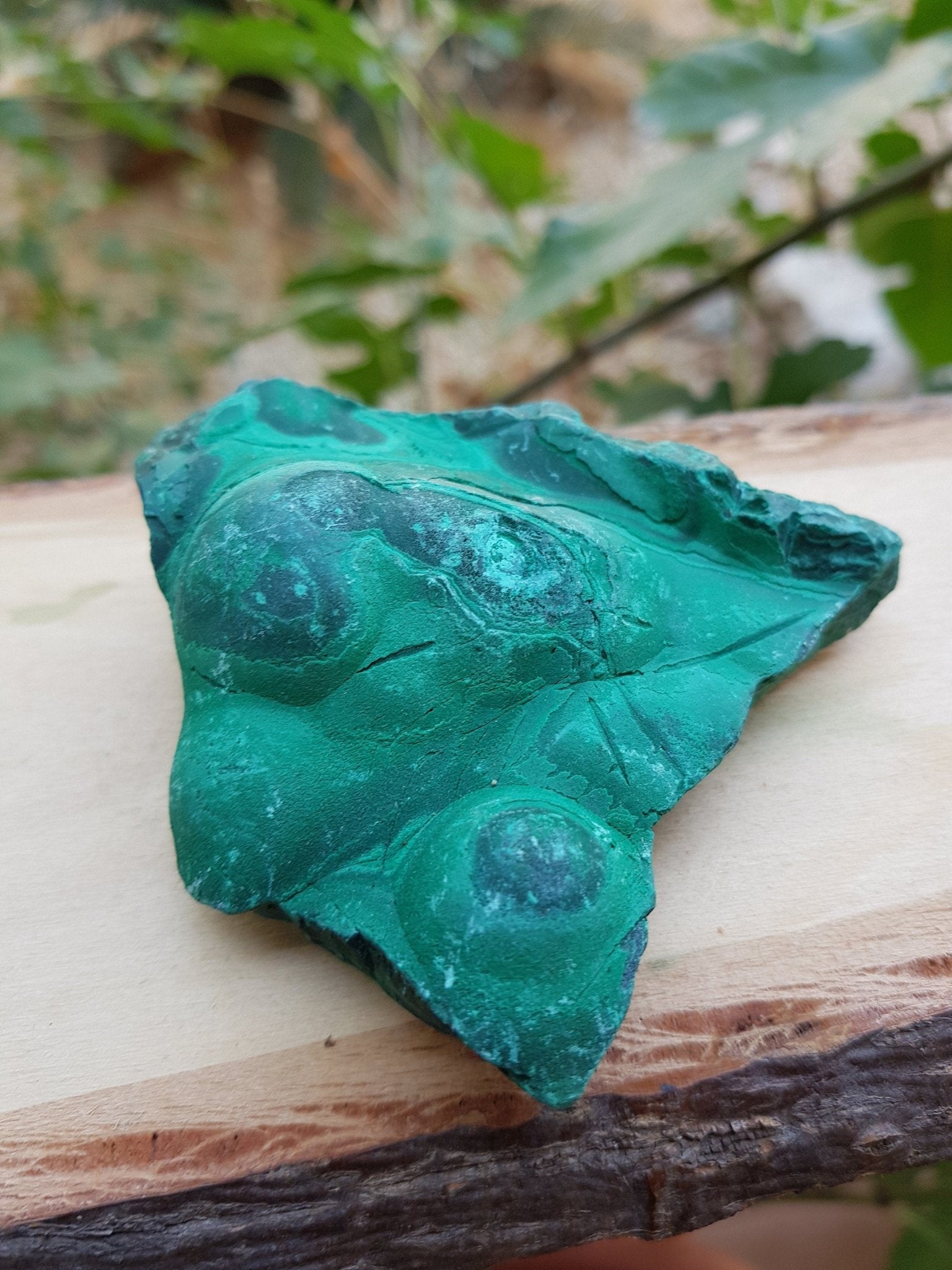 Botryoidal Malachite Specimen: Raw Congo Mineral (179g) - LunarGem - 