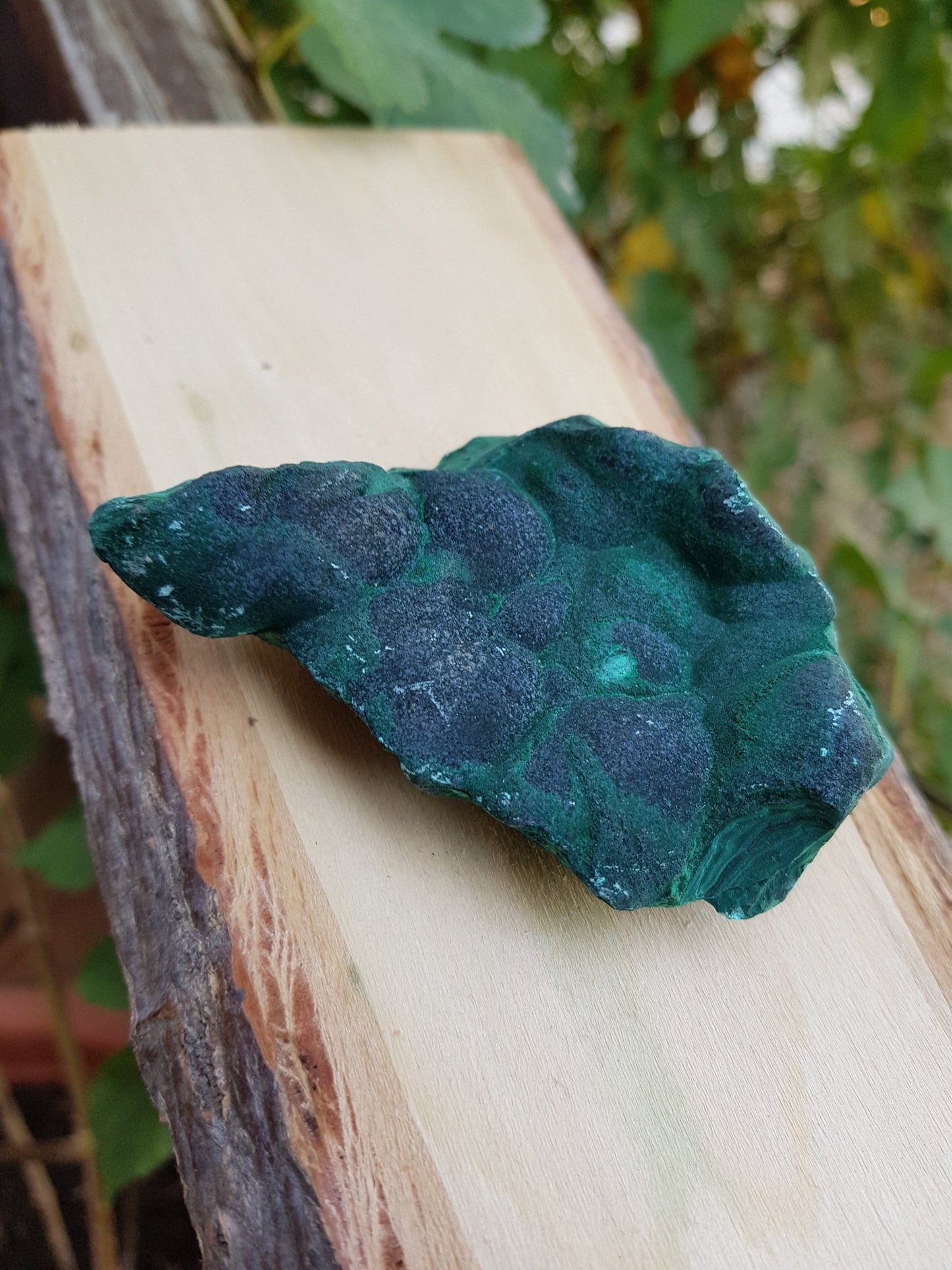 Botryoidal Malachite Specimen: Raw Congo Mineral, 186g - LunarGem - 