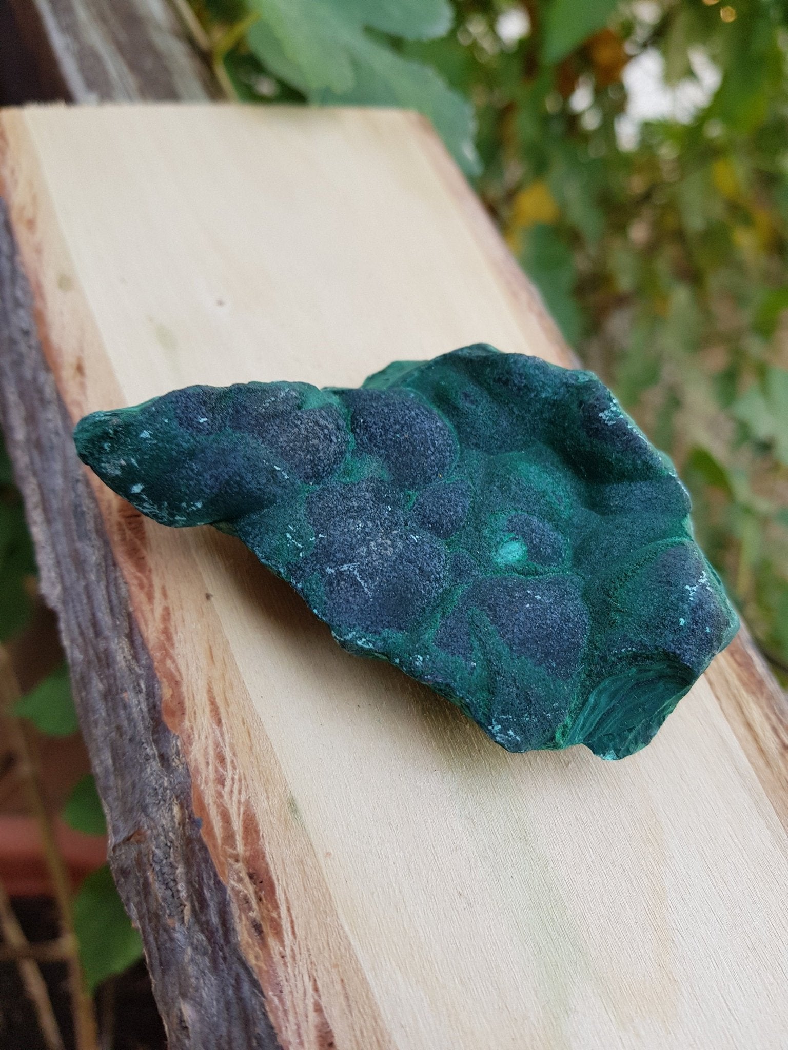 Botryoidal Malachite Specimen: Raw Congo Mineral, 186g - LunarGem - 