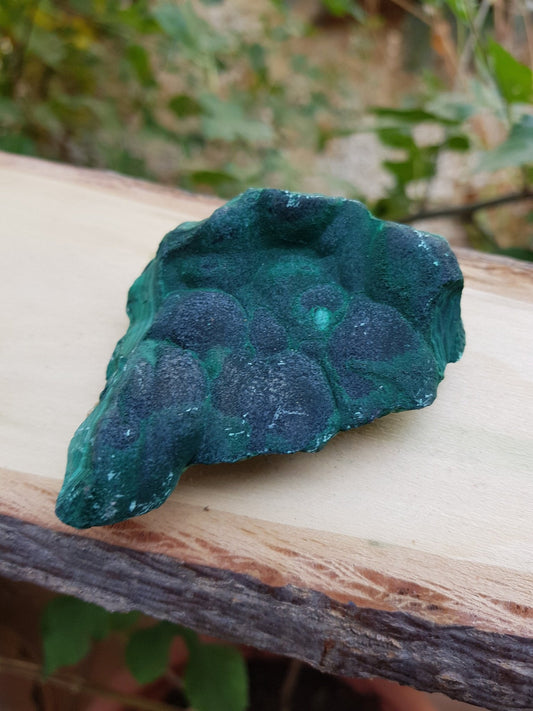 Botryoidal Malachite Specimen: Raw Congo Mineral, 186g - LunarGem - 