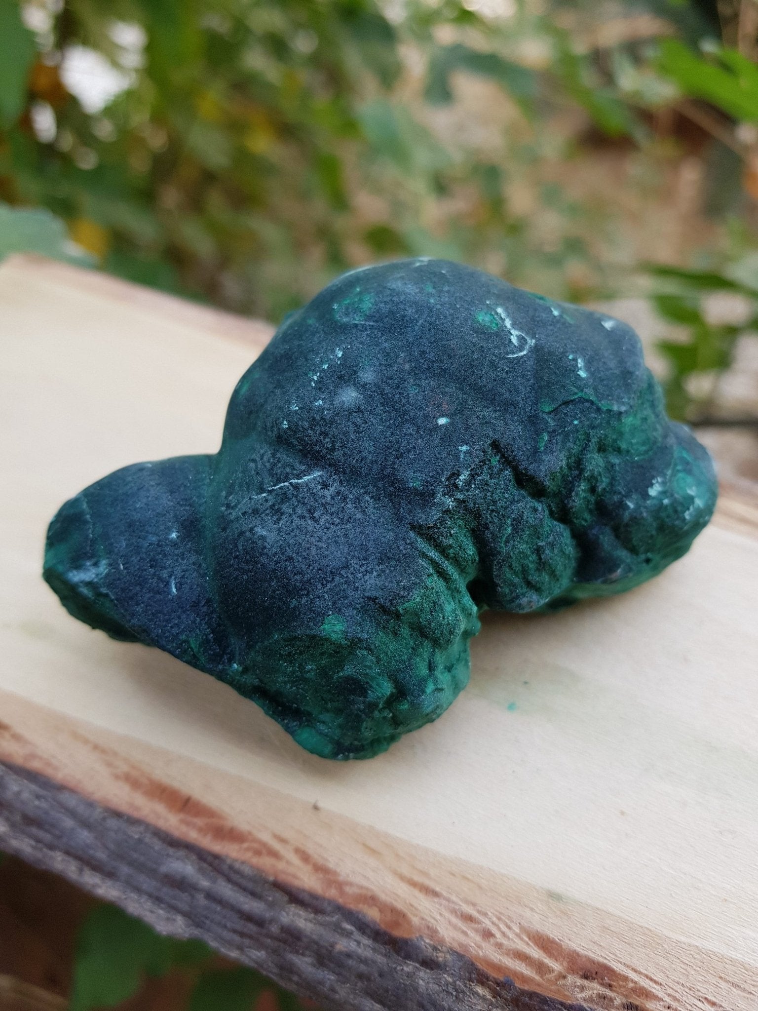 Botryoidal Malachite Specimen: Raw Congo Mineral (232g) - LunarGem - 