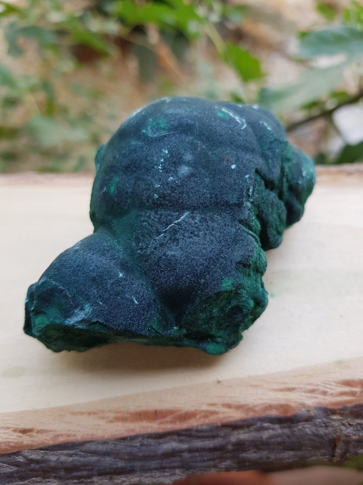 Botryoidal Malachite Specimen: Raw Congo Mineral (232g) - LunarGem - 