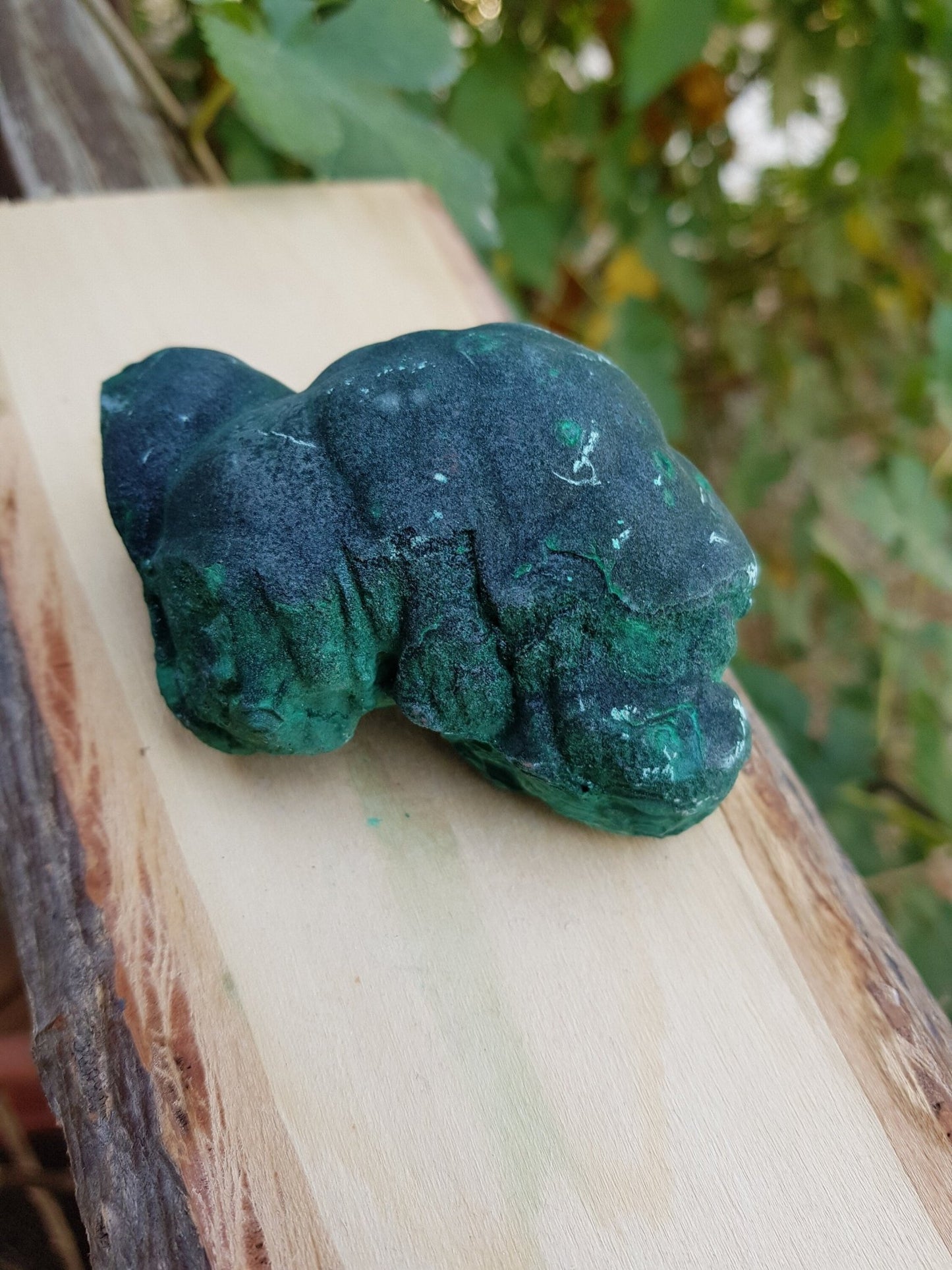 Botryoidal Malachite Specimen: Raw Congo Mineral (232g) - LunarGem - 