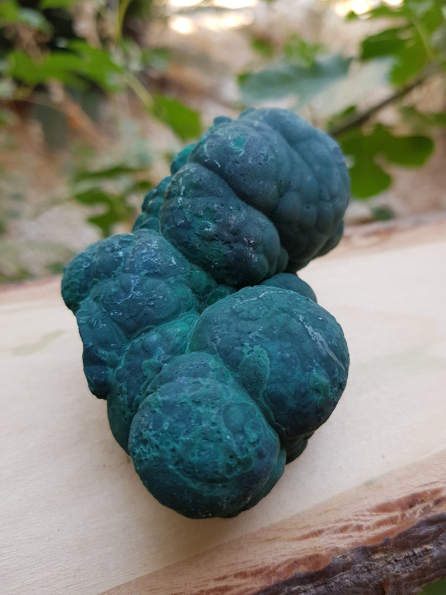 Botryoidal Malachite Specimen: Raw Congo Mineral (273g) - LunarGem - 