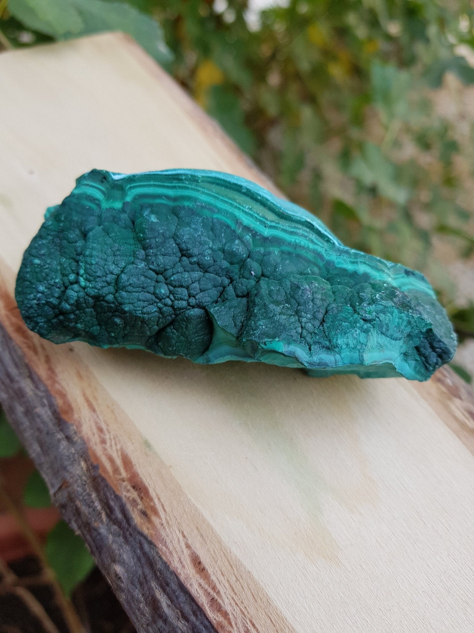 Botryoidal Malachite Specimen: Raw Congo Mineral (278g) - LunarGem - 