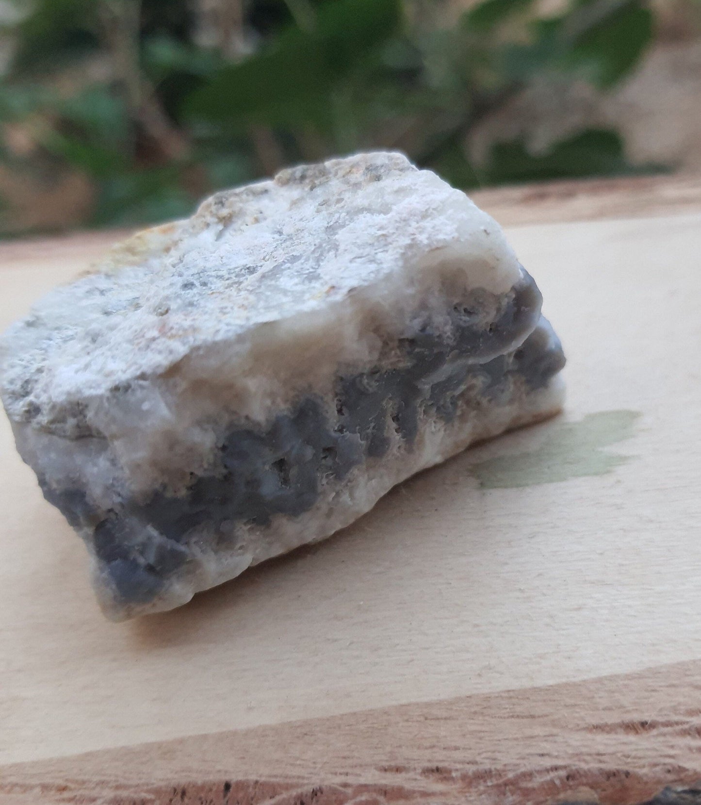 Druzy Blue Lace Agate Cluster, Raw Crystal Geode (66g) - LunarGem - 